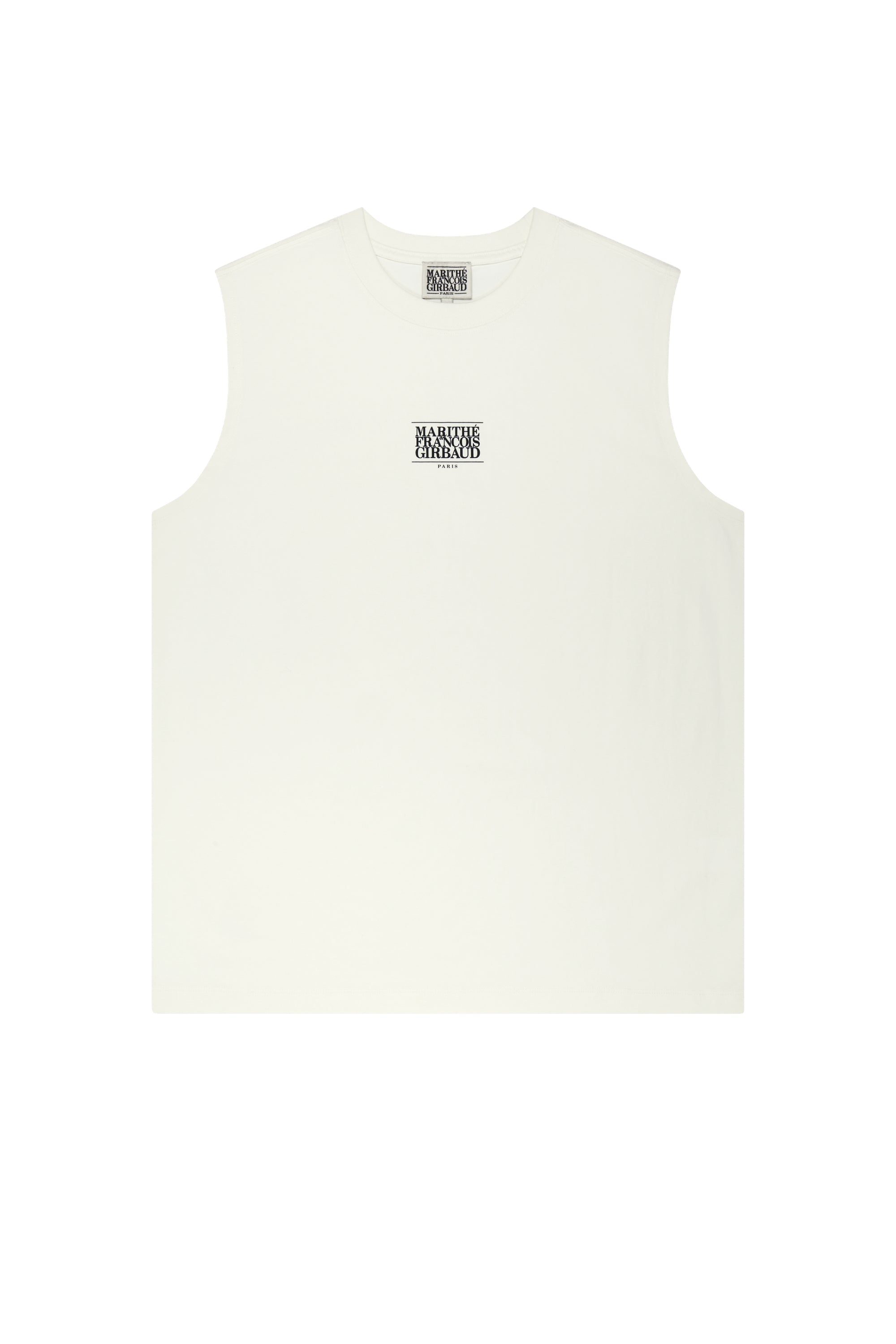 Sorona Cool Small Classic Logo Sleeveless Ivory