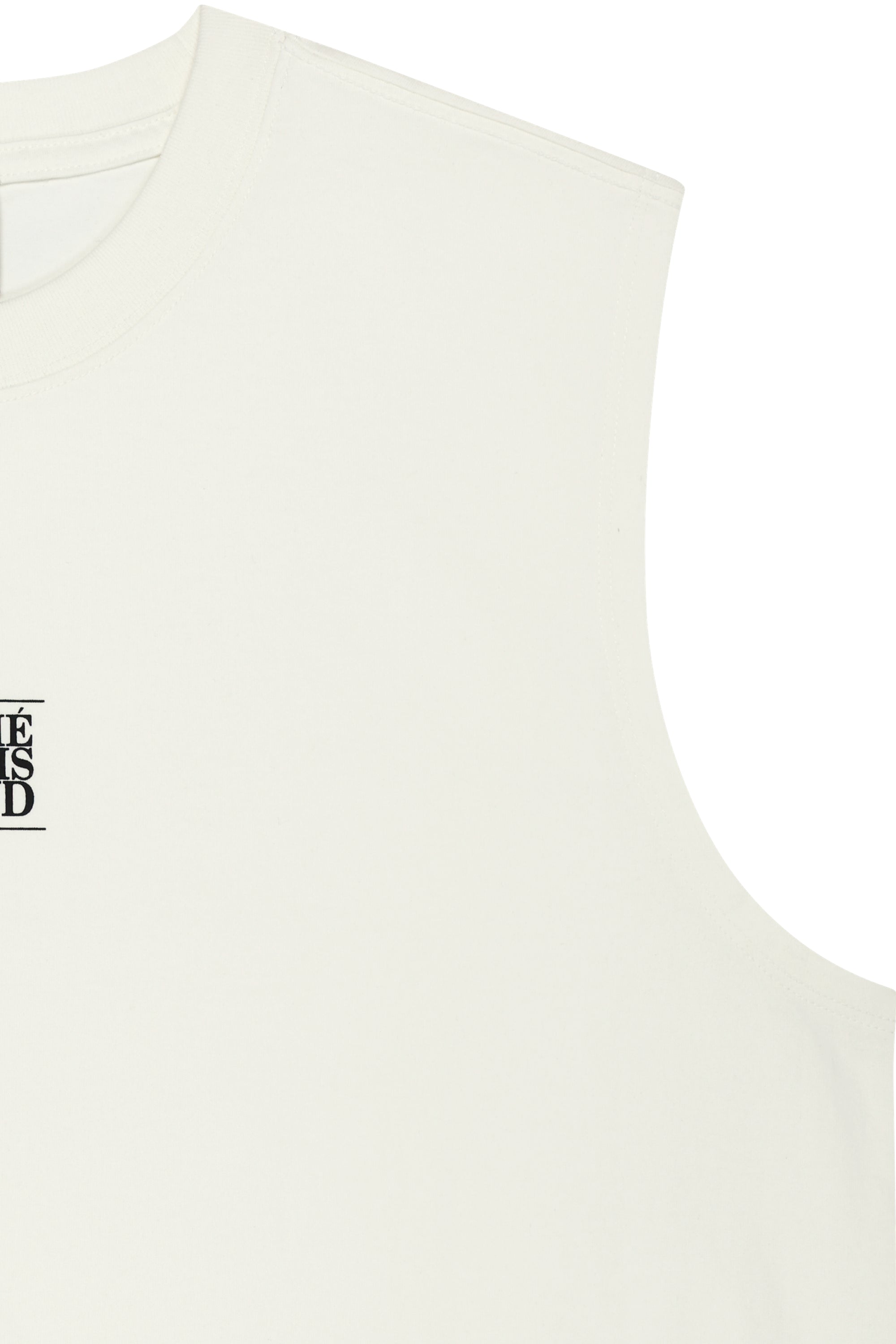 Sorona Cool Small Classic Logo Sleeveless Ivory