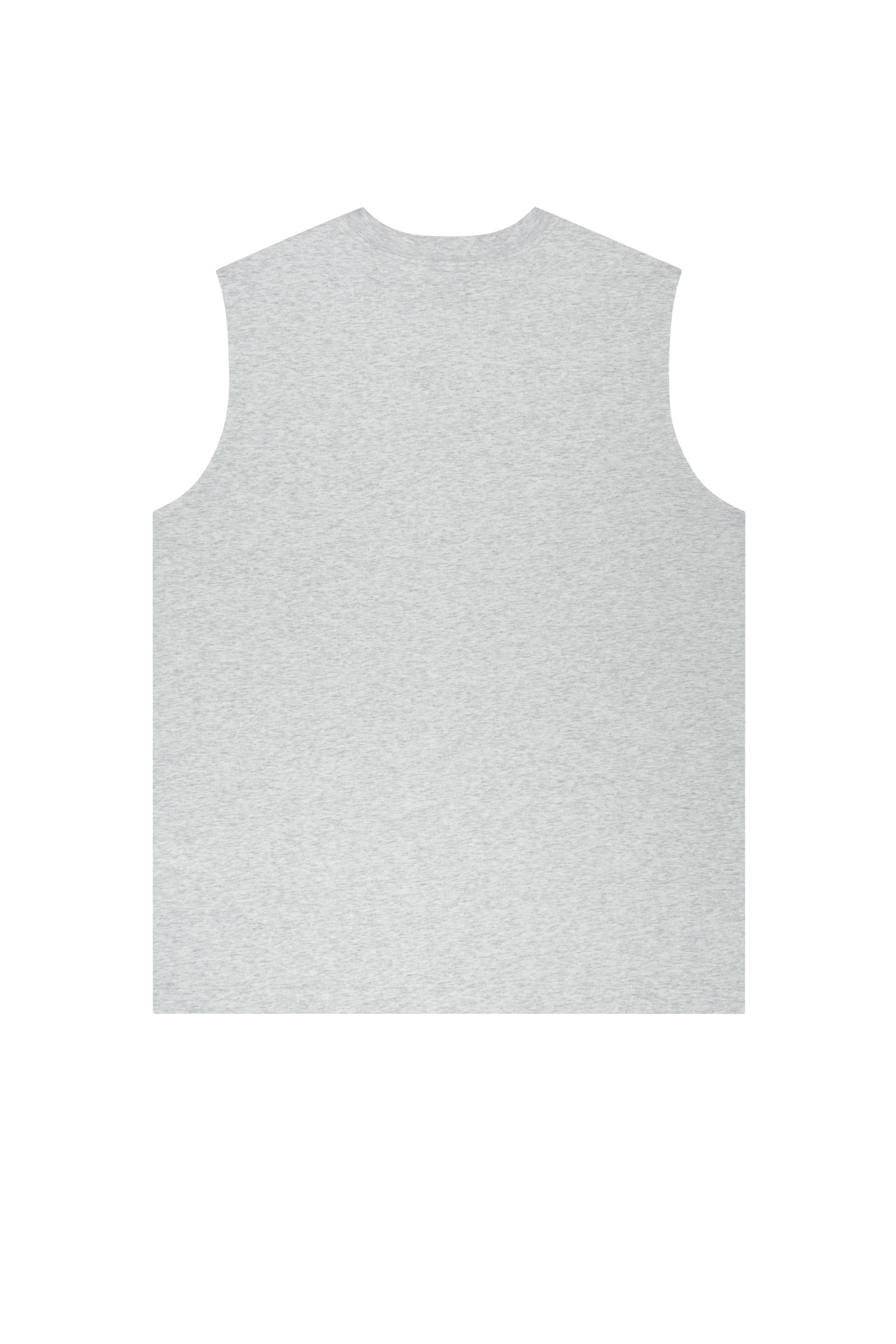 Sorona Cool Small Classic Logo Sleeveless Light Heather Gray