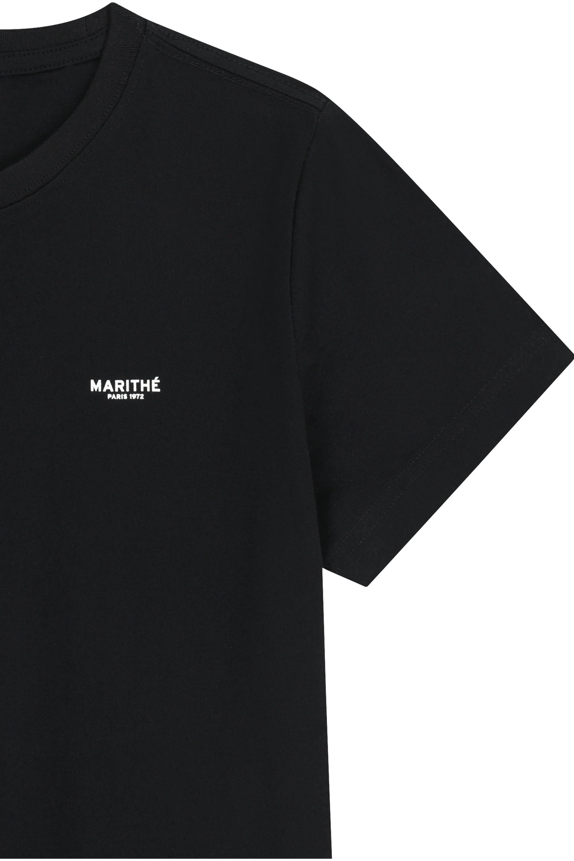 W Small Regular Logo Tee Black