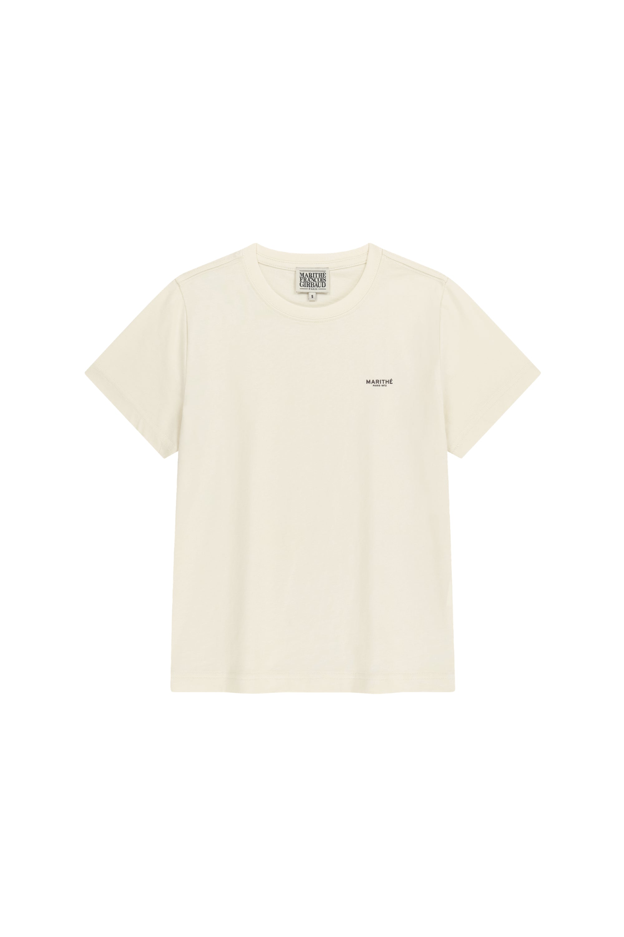 W Small Regular Logo Tee Cream