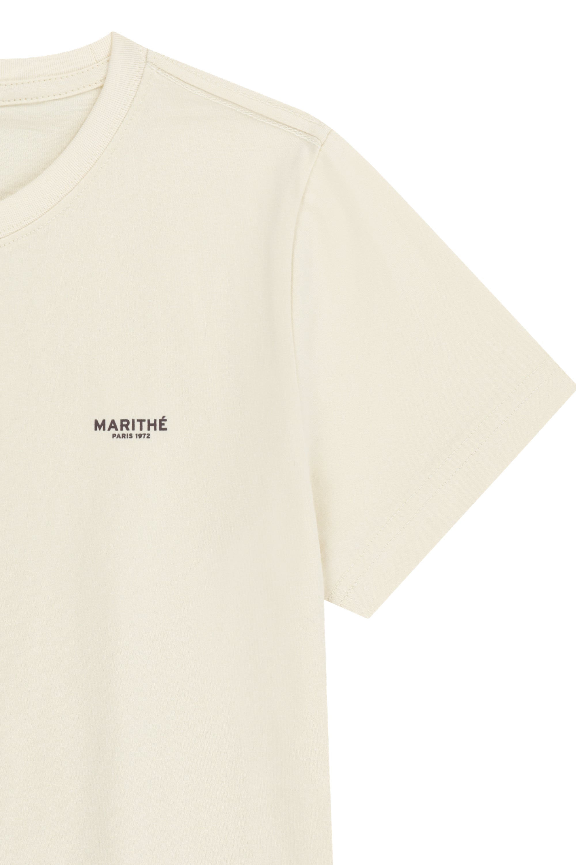 W Small Regular Logo Tee Cream