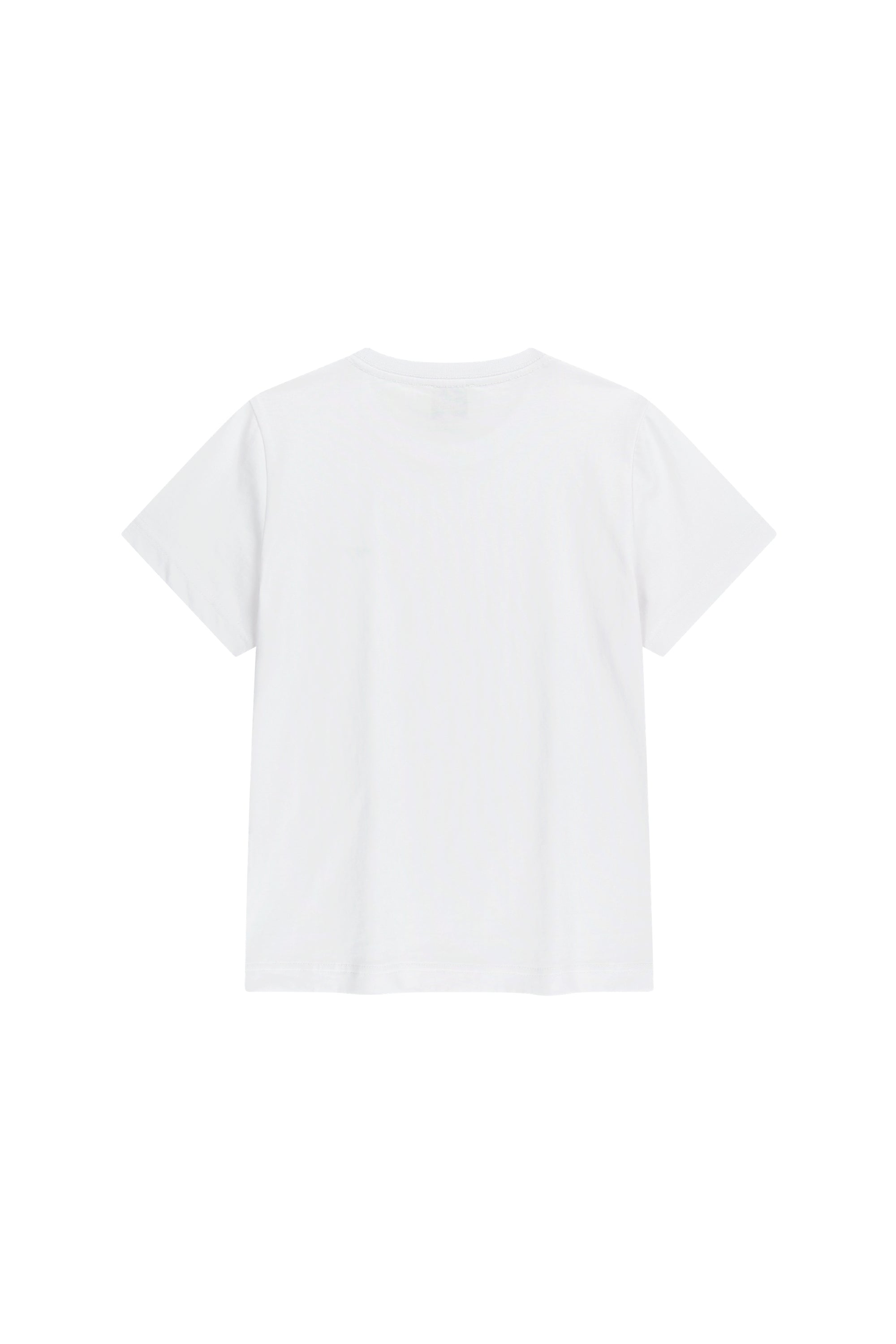 W Small Regular Logo Tee White