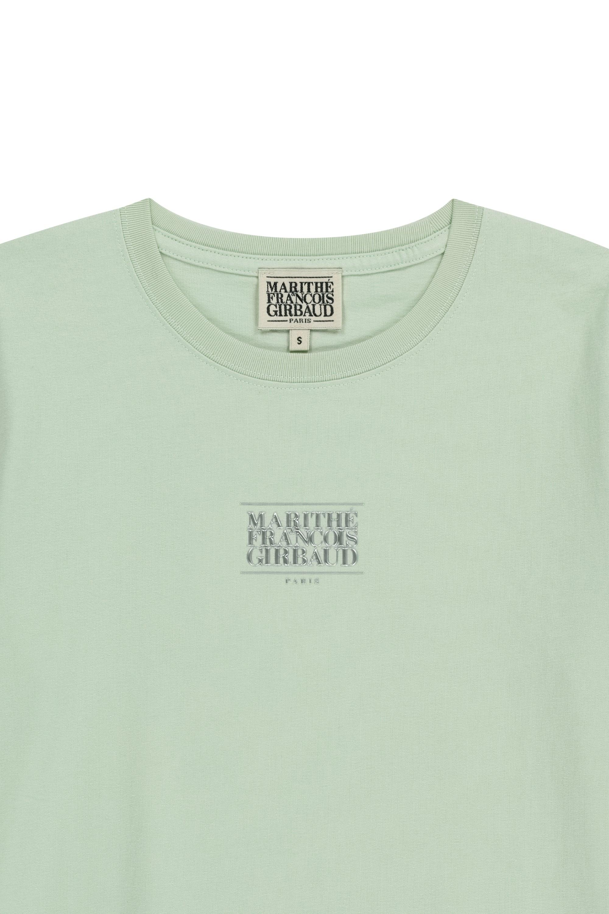 W Small Classic Logo Tee Light Green