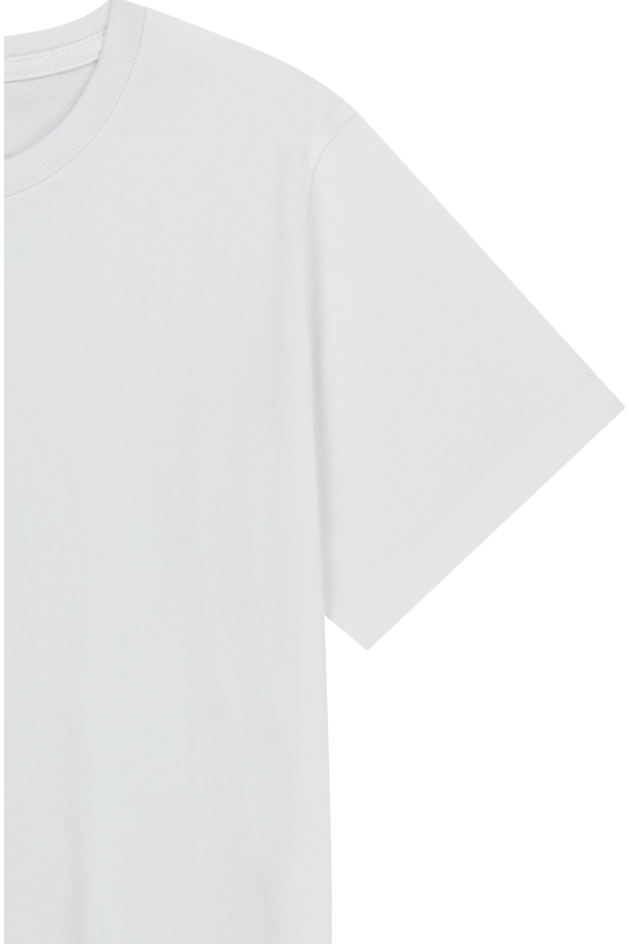 W Small Classic Logo Tee White