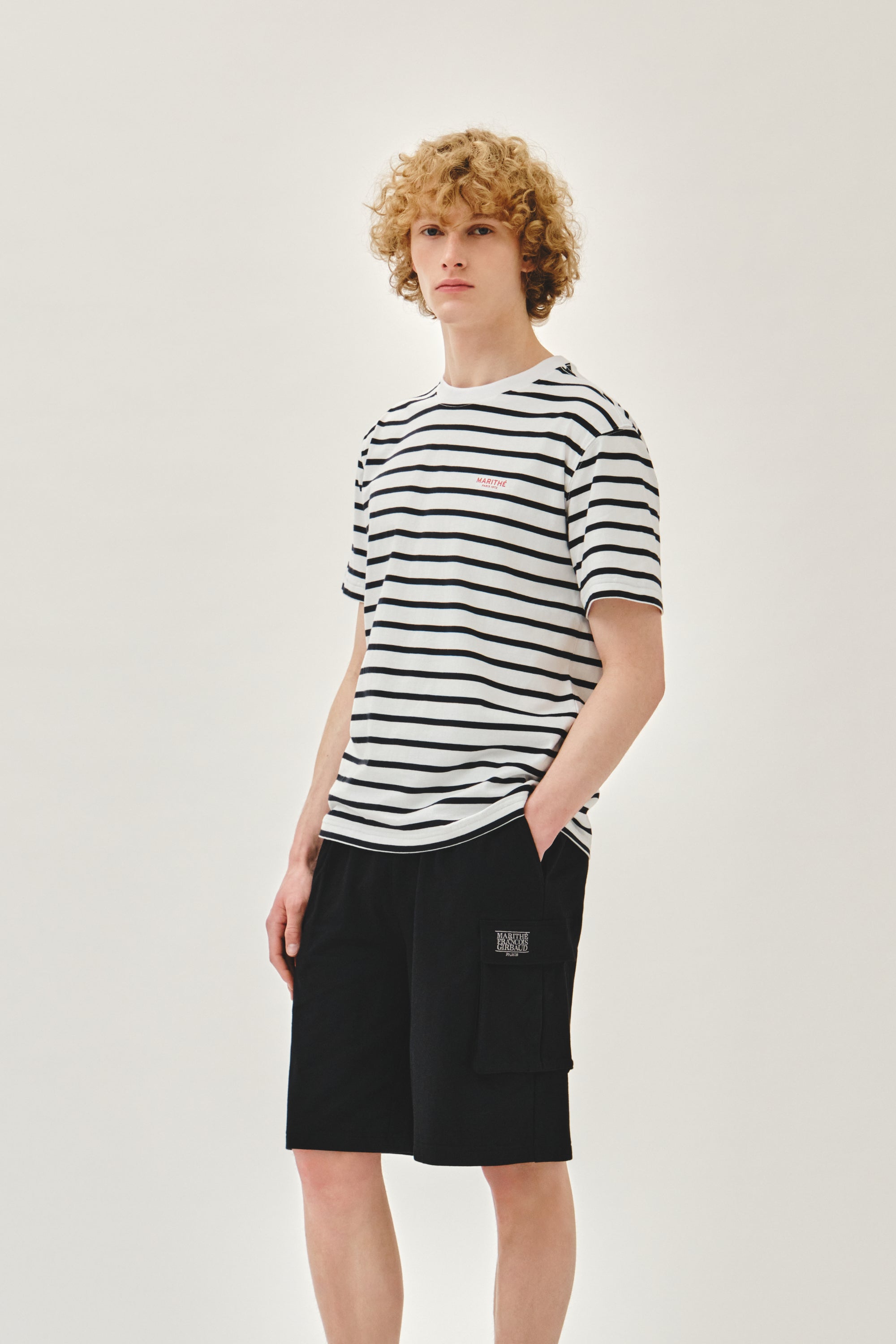 Small Regular Logo Tee Stripe