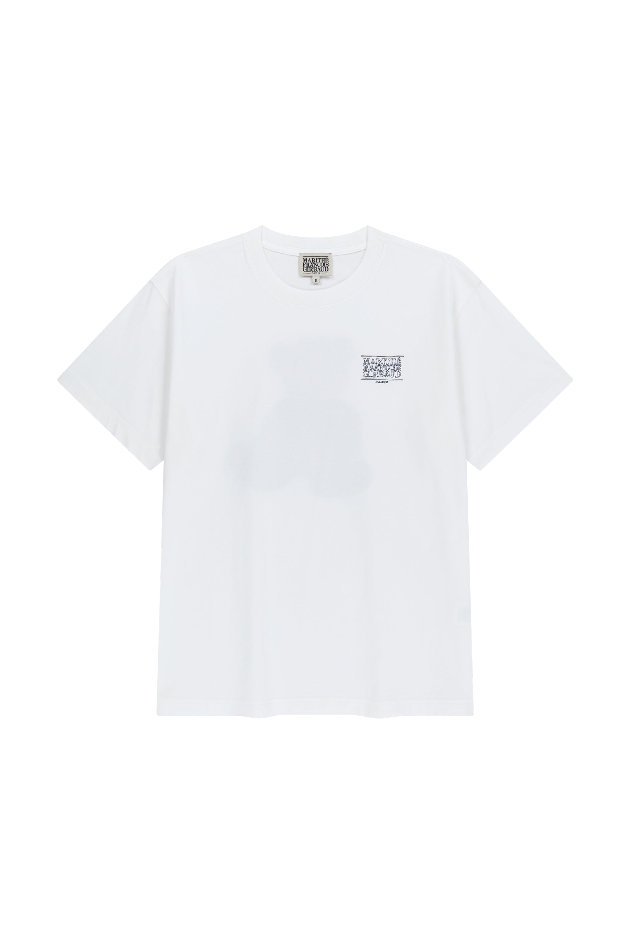 Doodle Bear Tee White / Beige