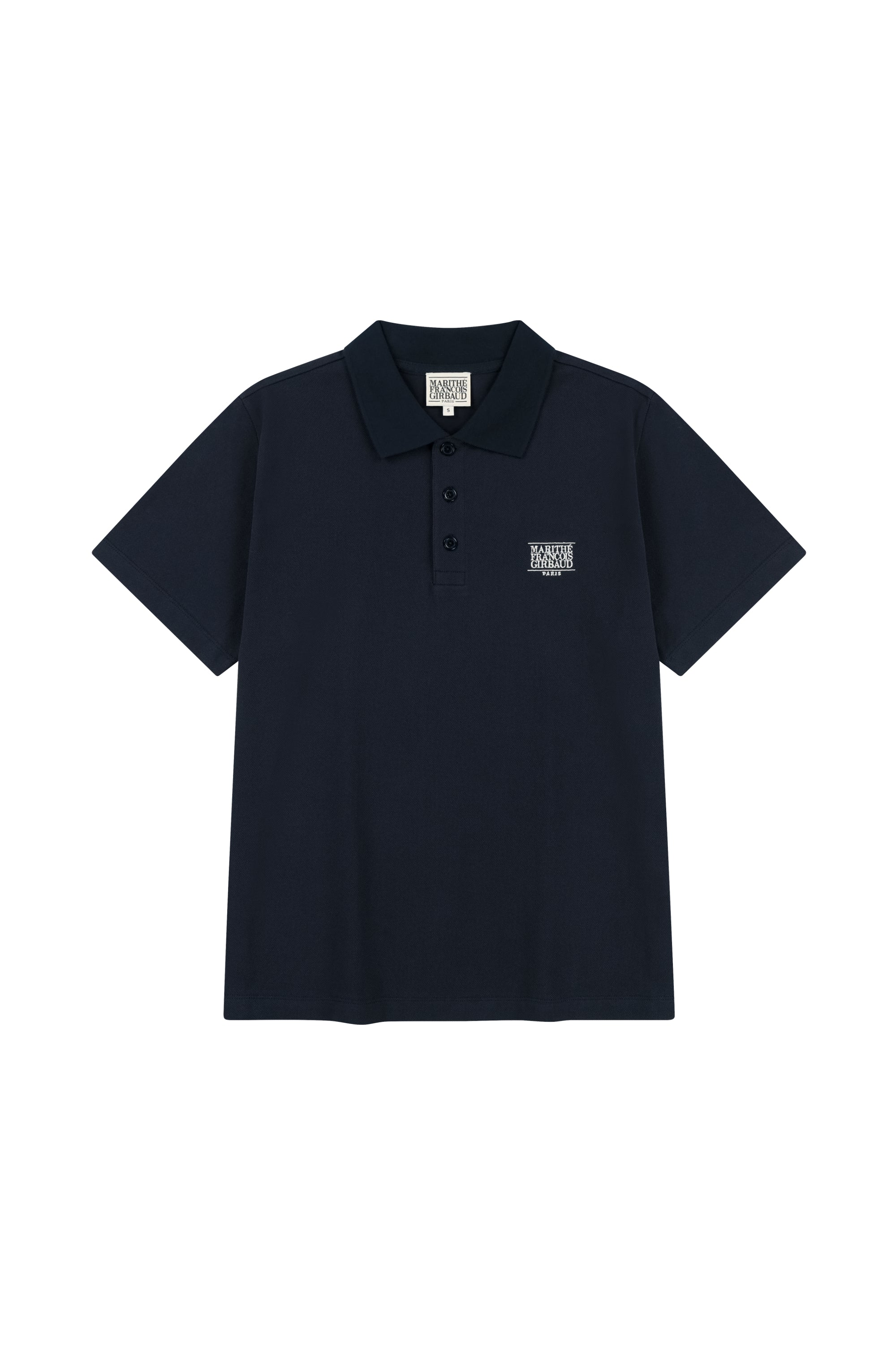 Small Classic Logo PK Collar Tee Navy