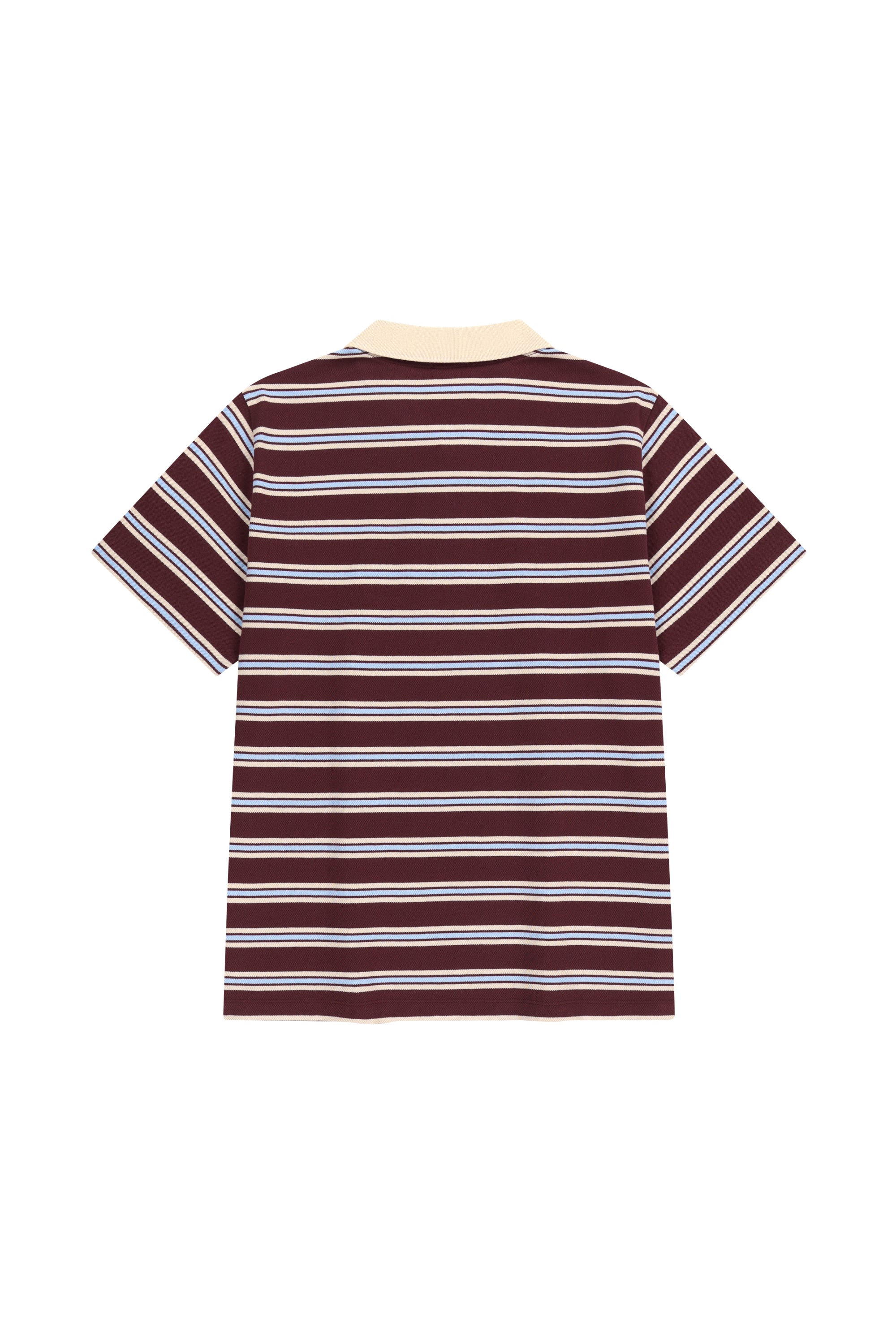 Small Classic Logo PK Collar Tee Stripe