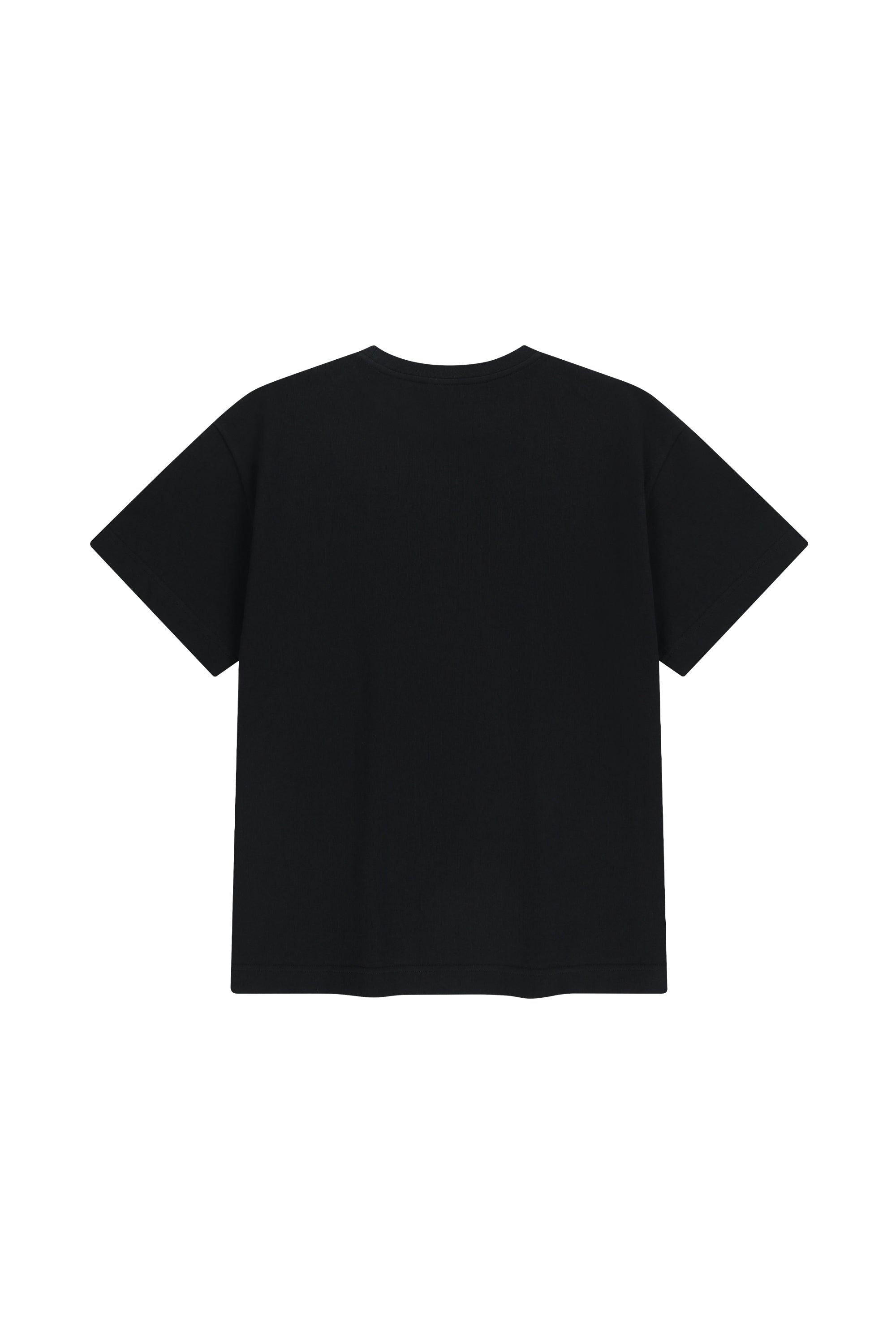 Semi Oversized Embo Logo Tee Black