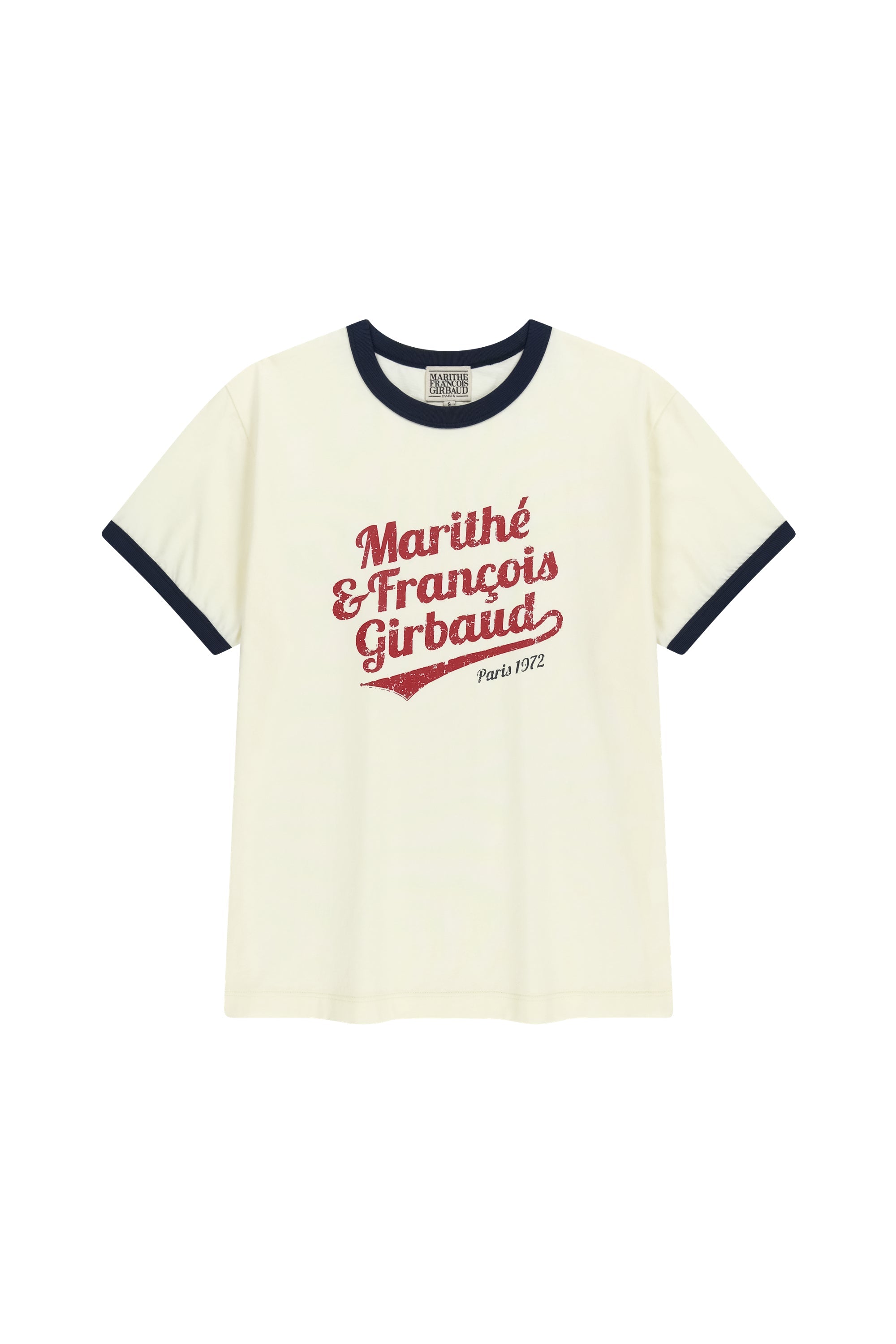 Vintage Logo Ringer Tee Ivory