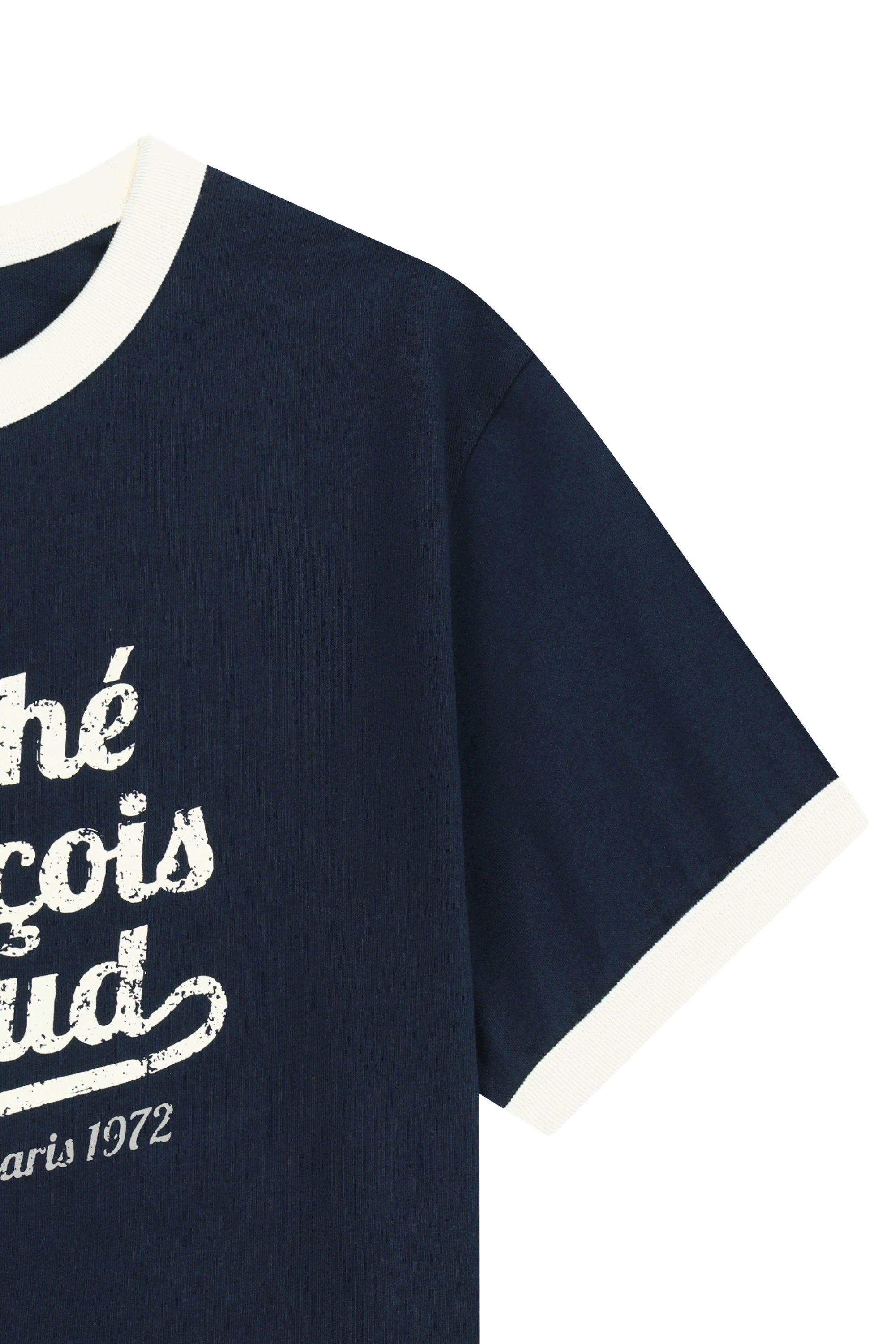 Vintage Logo Ringer Tee Navy