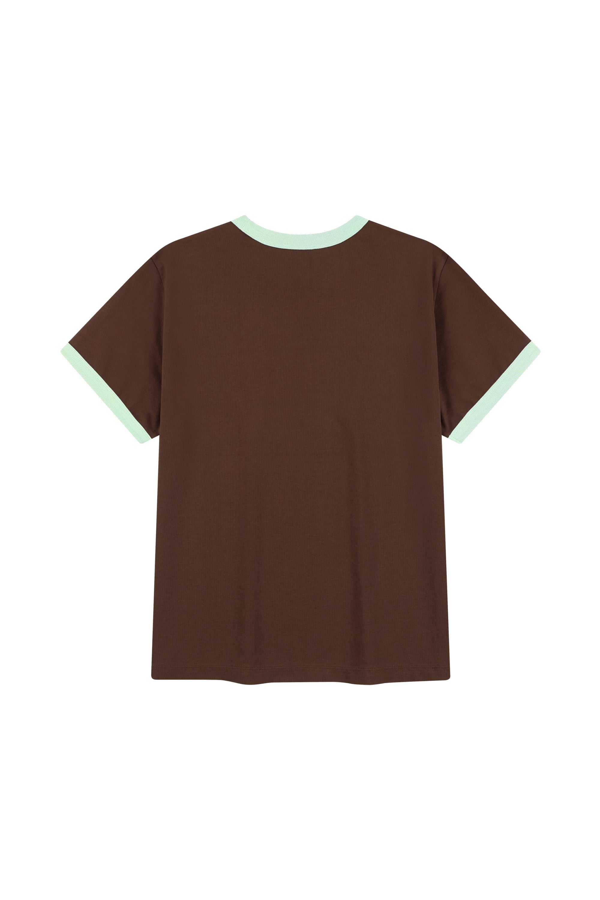 Aerocool Crack Classic Logo Ringer Tee Brown