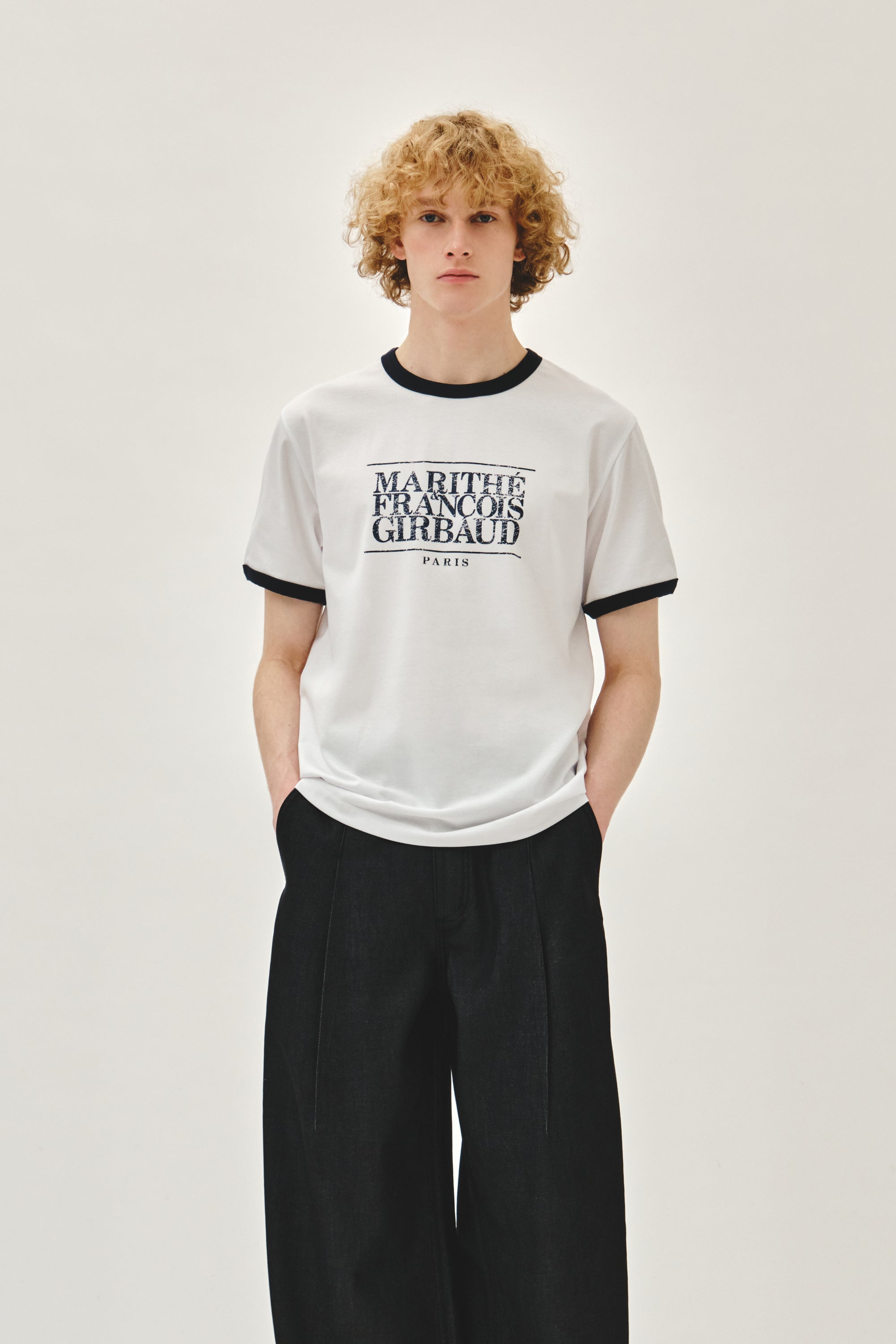 Aerocool Crack Classic Logo Ringer Tee White