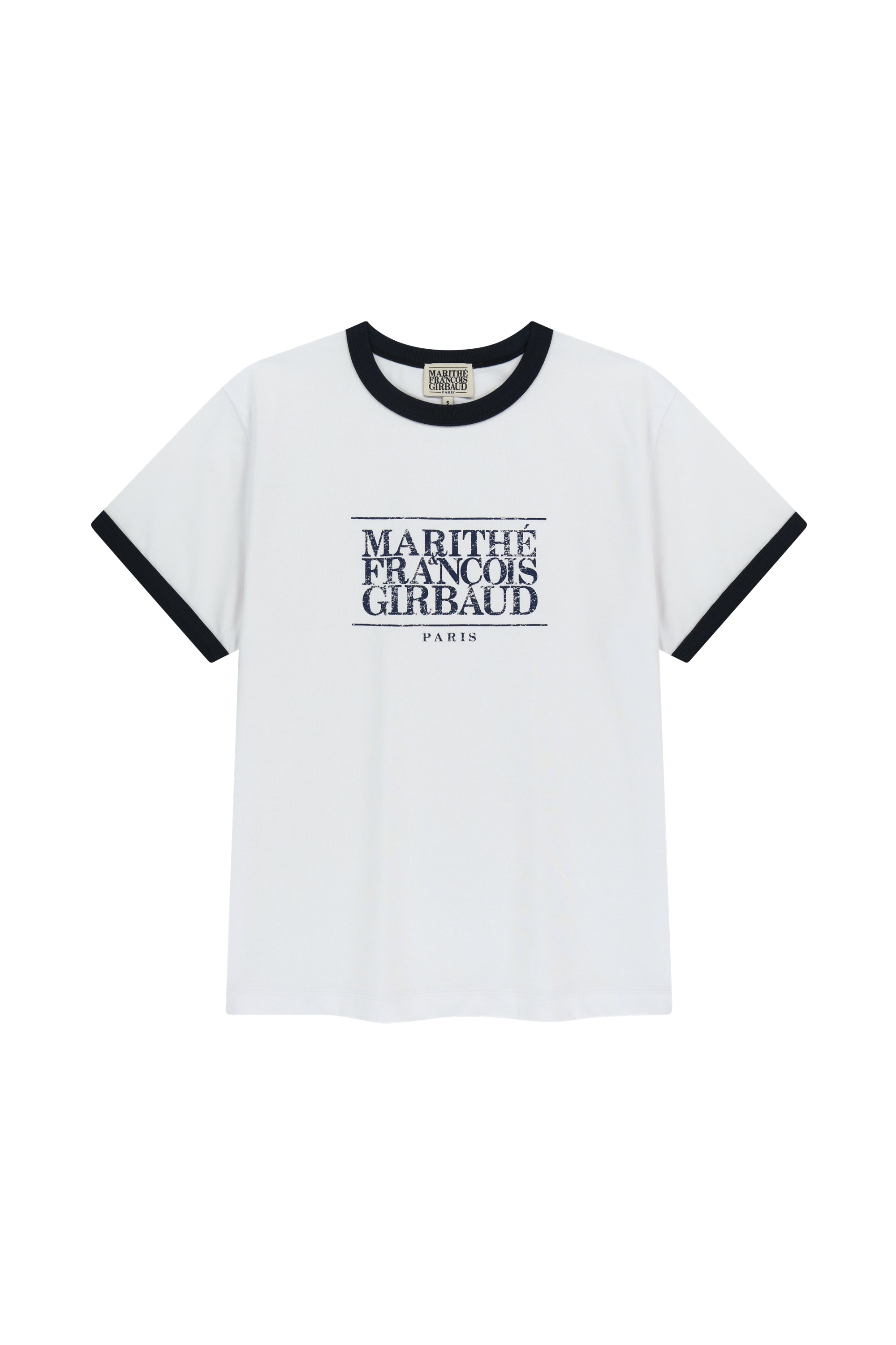 Aerocool Crack Classic Logo Ringer Tee White