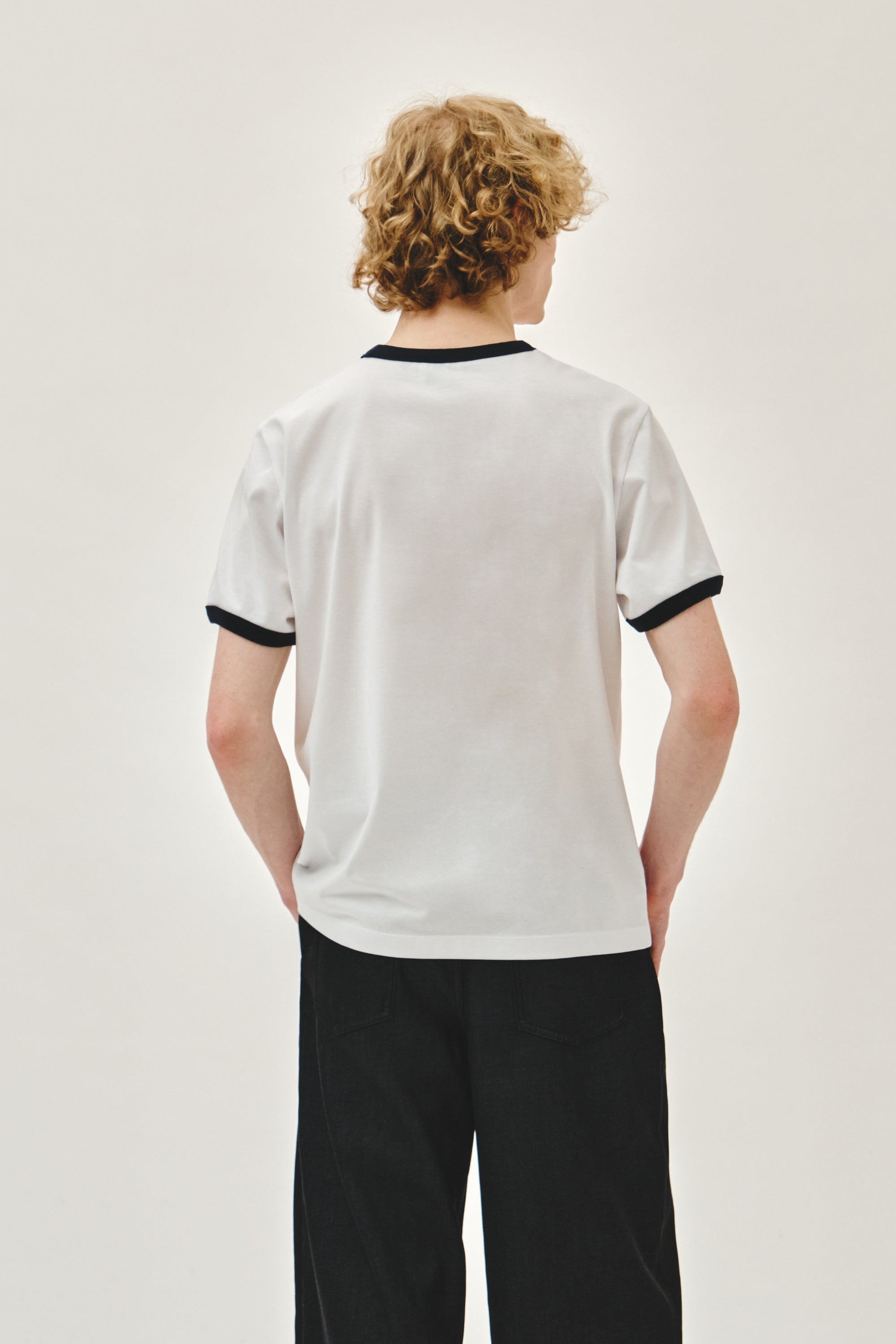 Aerocool Crack Classic Logo Ringer Tee White