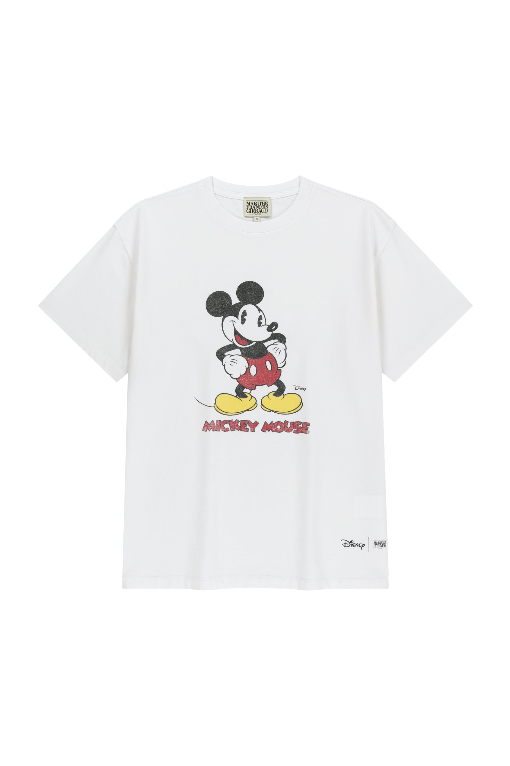 [MARITHE_DISNEY] Mickey Vintage Washed Tee White