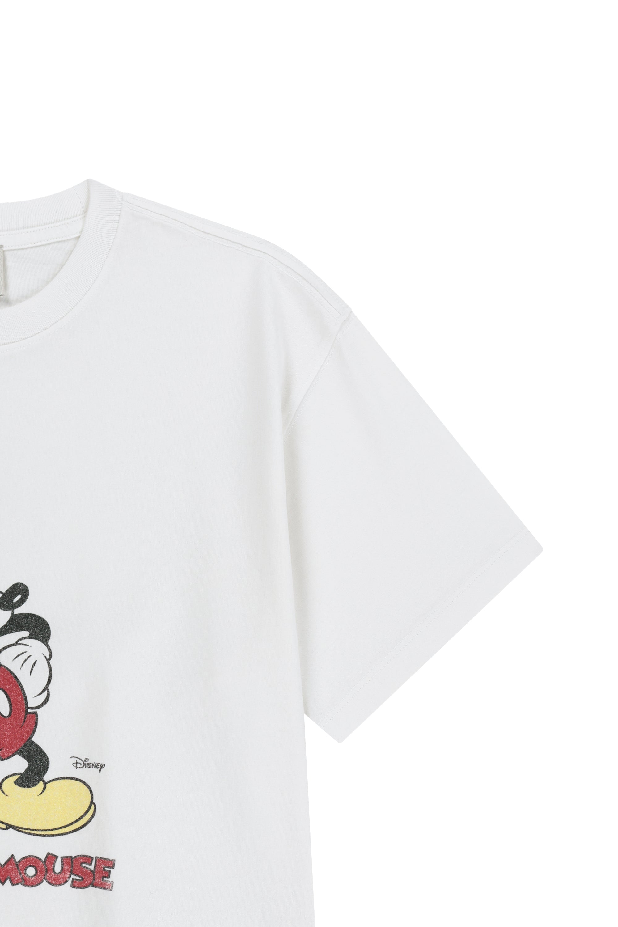 [MARITHE_DISNEY] Mickey Vintage Washed Tee White