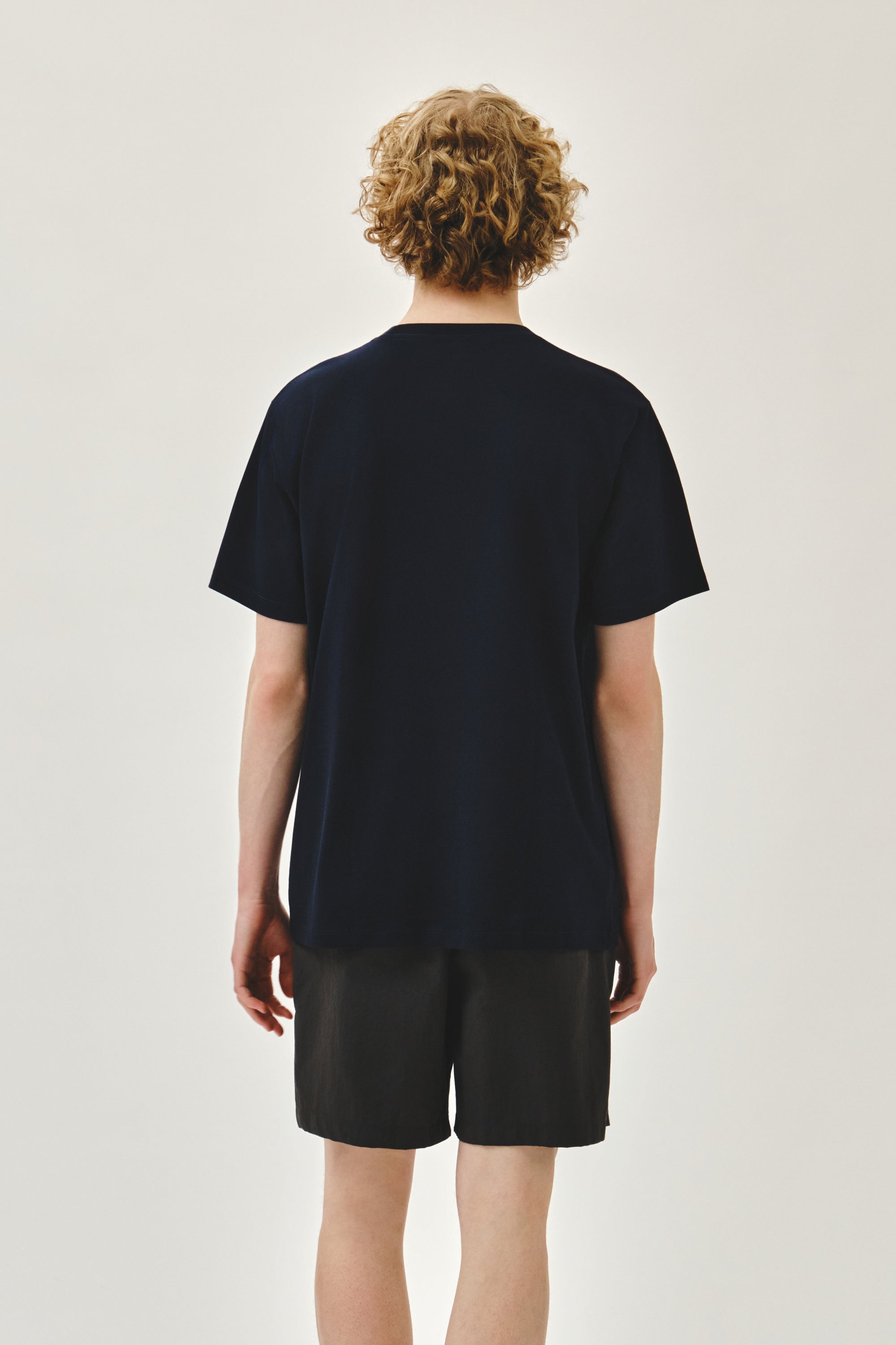 Logo Tee+Nylon Shorts Set-Up Navy