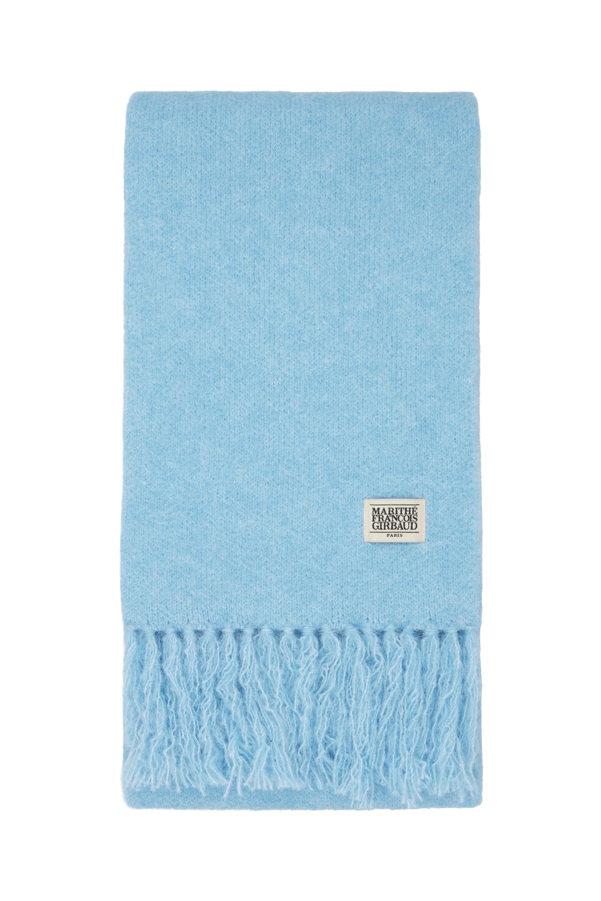 Classic Logo Fuzzy Knit Muffler Mint