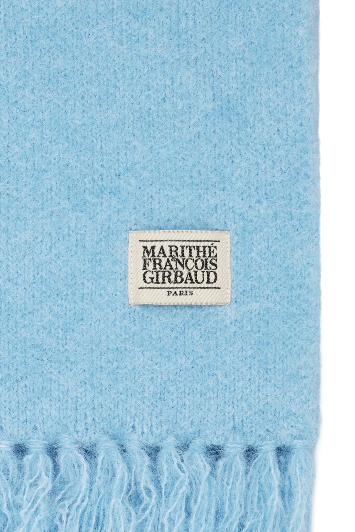 Classic Logo Fuzzy Knit Muffler Mint