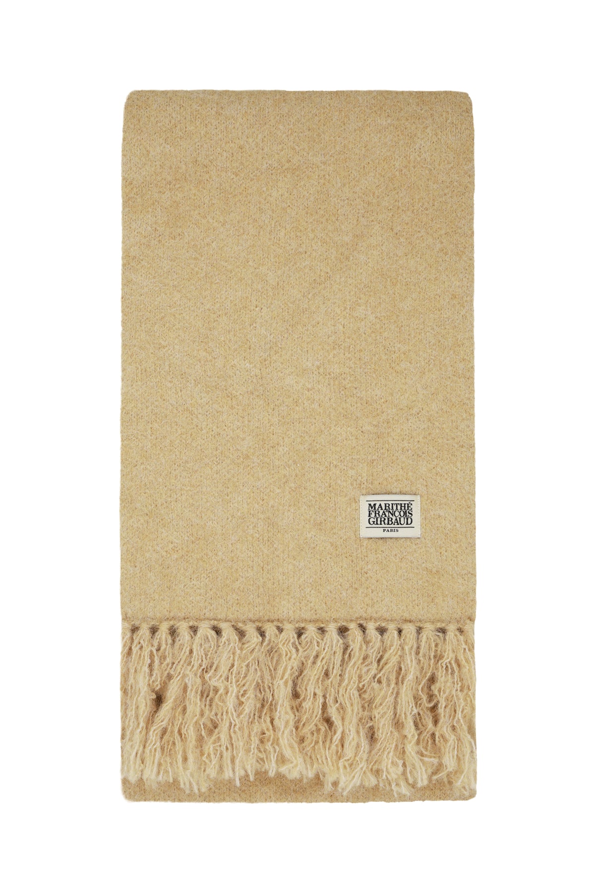 Classic Logo Fuzzy Knit Muffler Light Blue