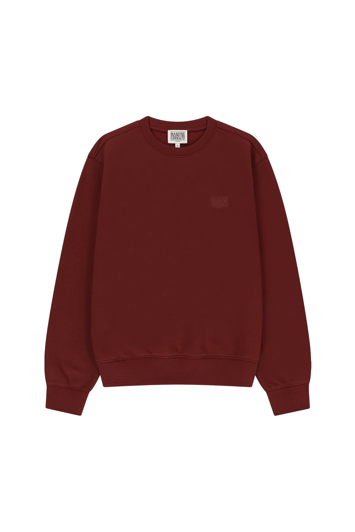 Small Classic Logo Sweatshirt (Brushed) Burgundy