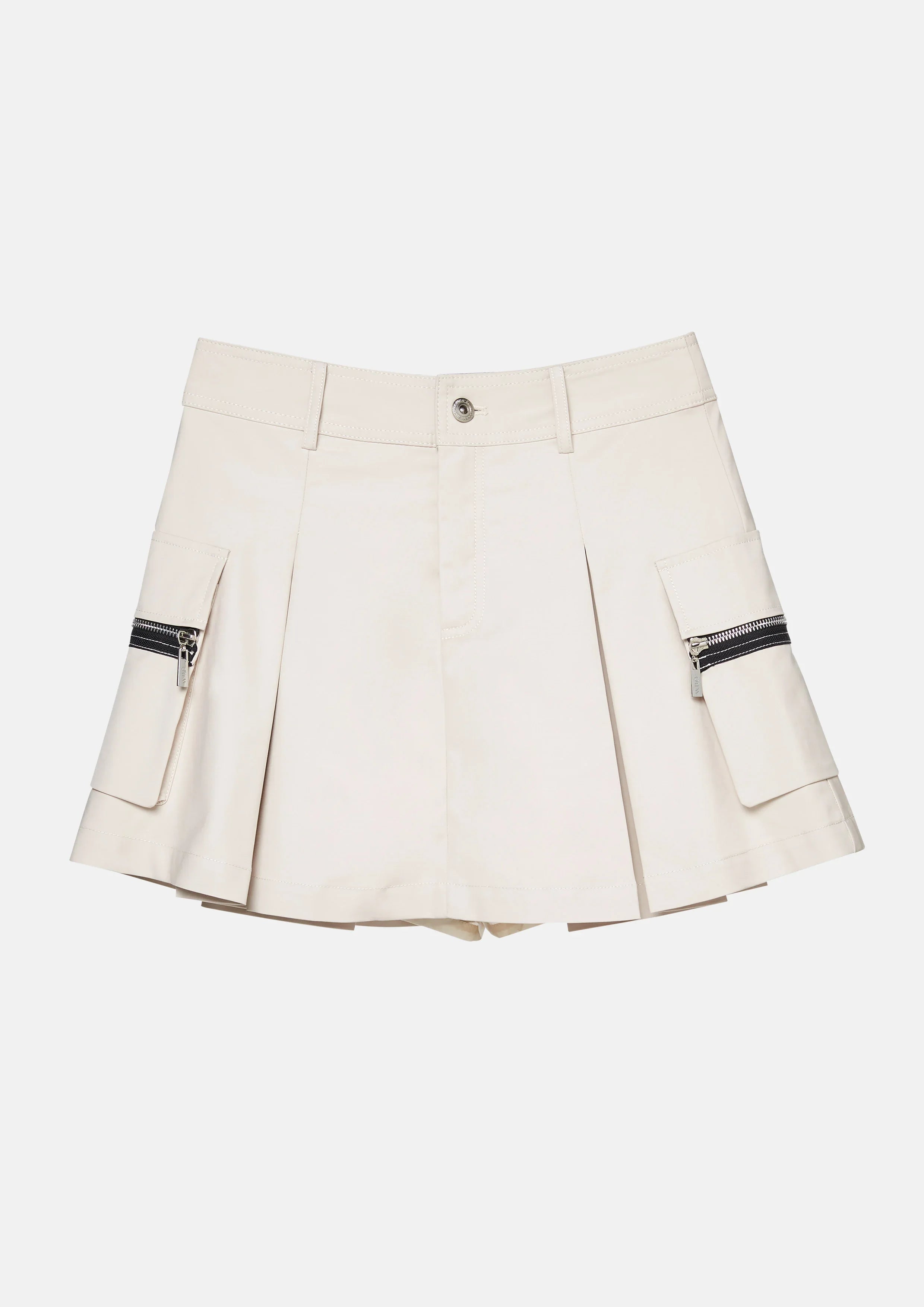 Pleated Mini Skirt