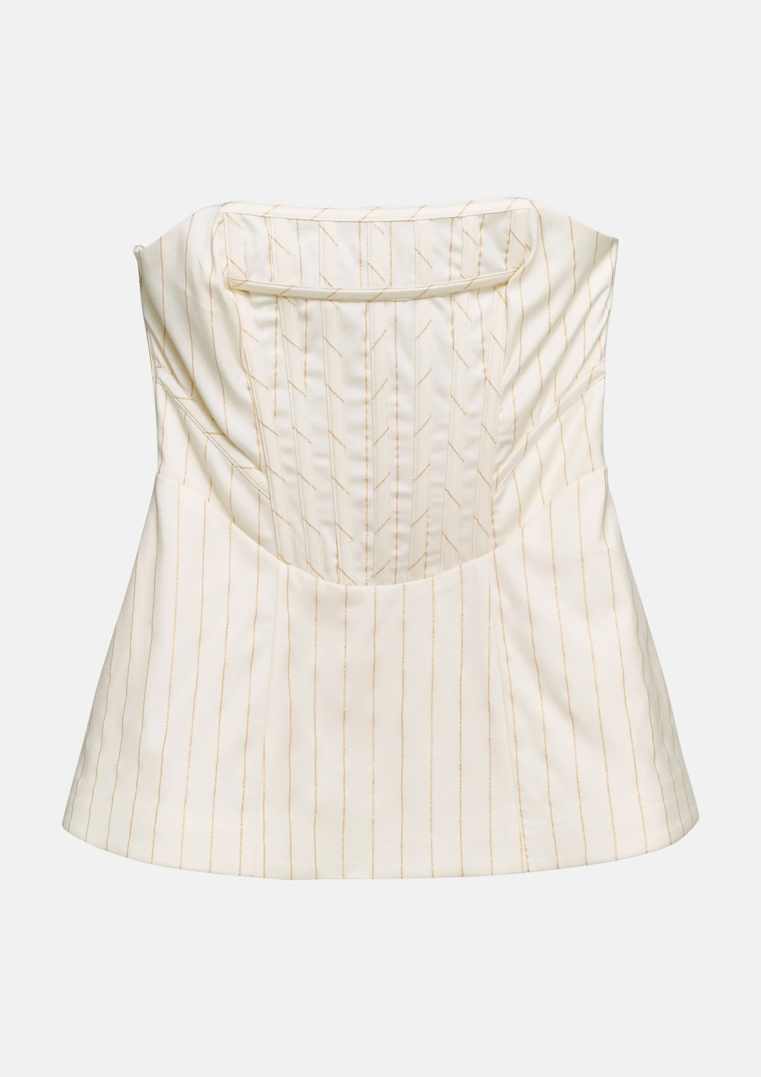 Tube Top With Flare Hem