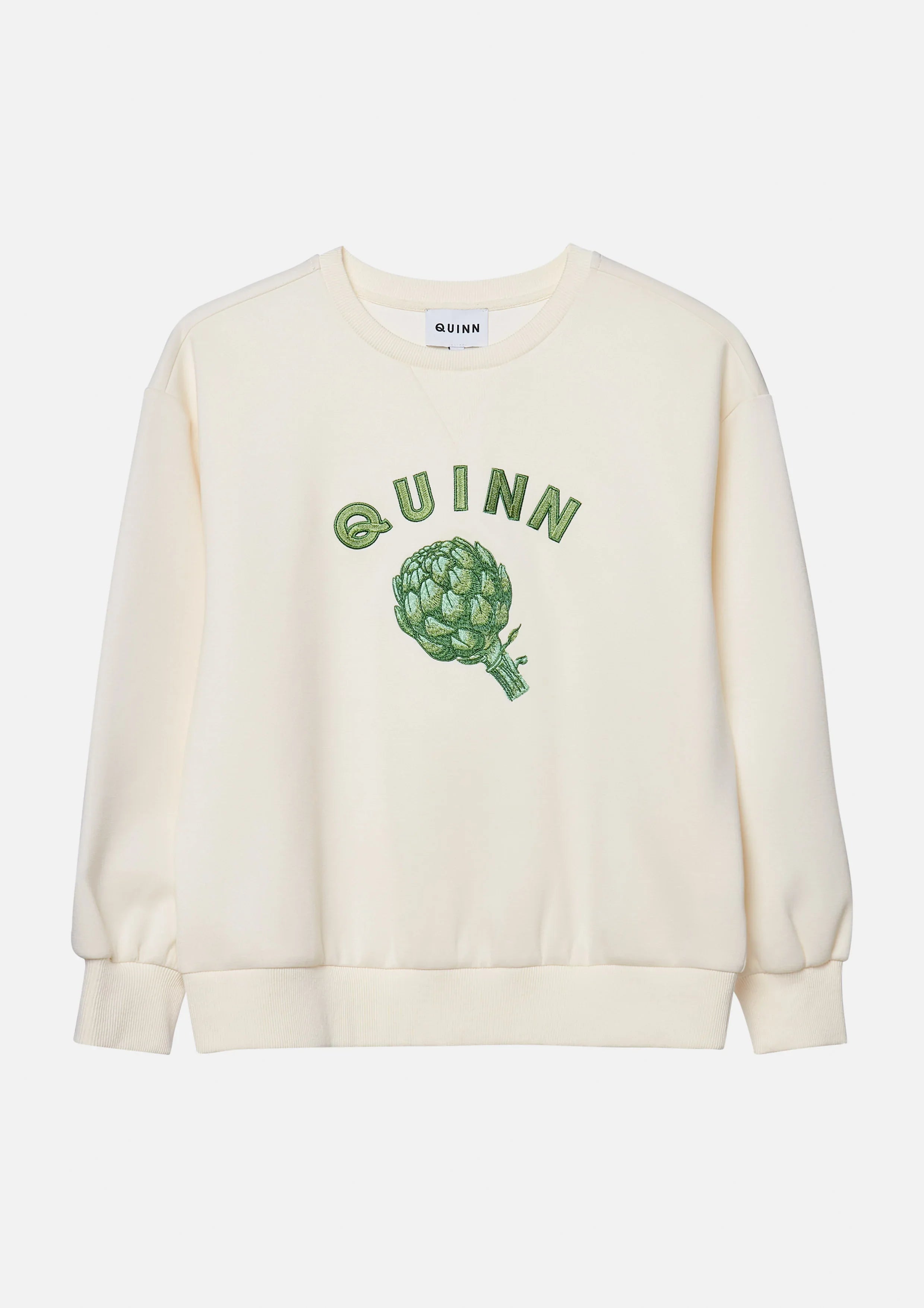 เสื้อสเวตเตอร์ ลายปักอาร์ติโชกและโลโก้