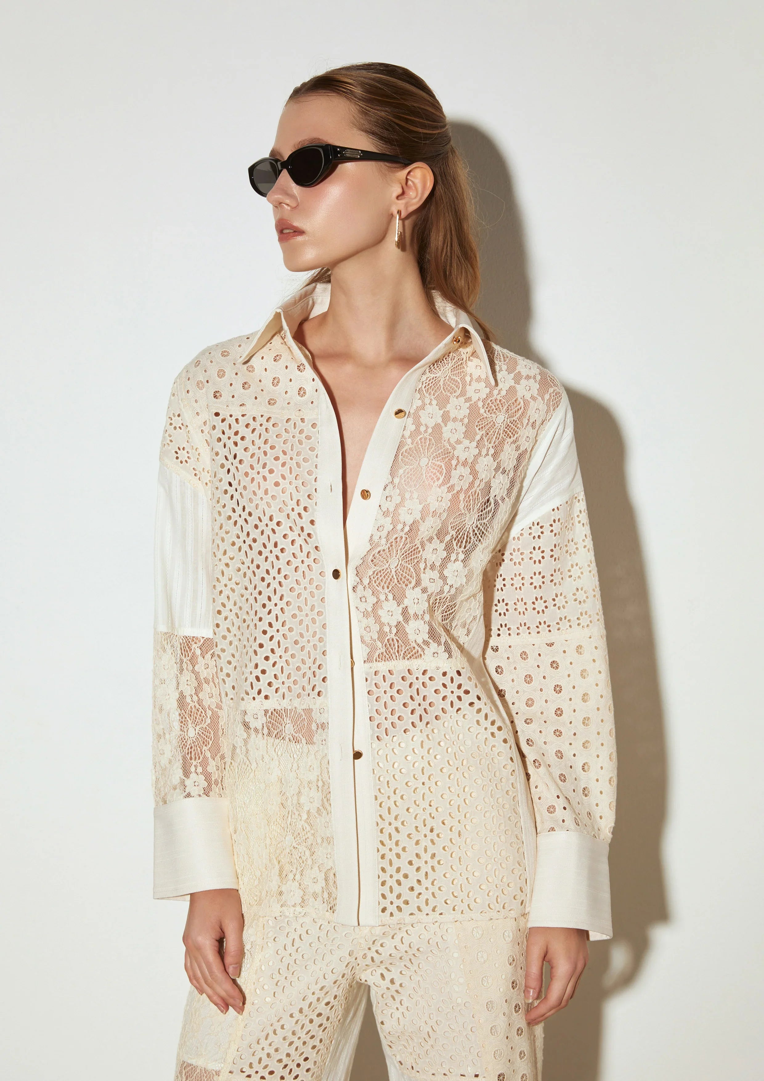 Patchwork Lace Shirt