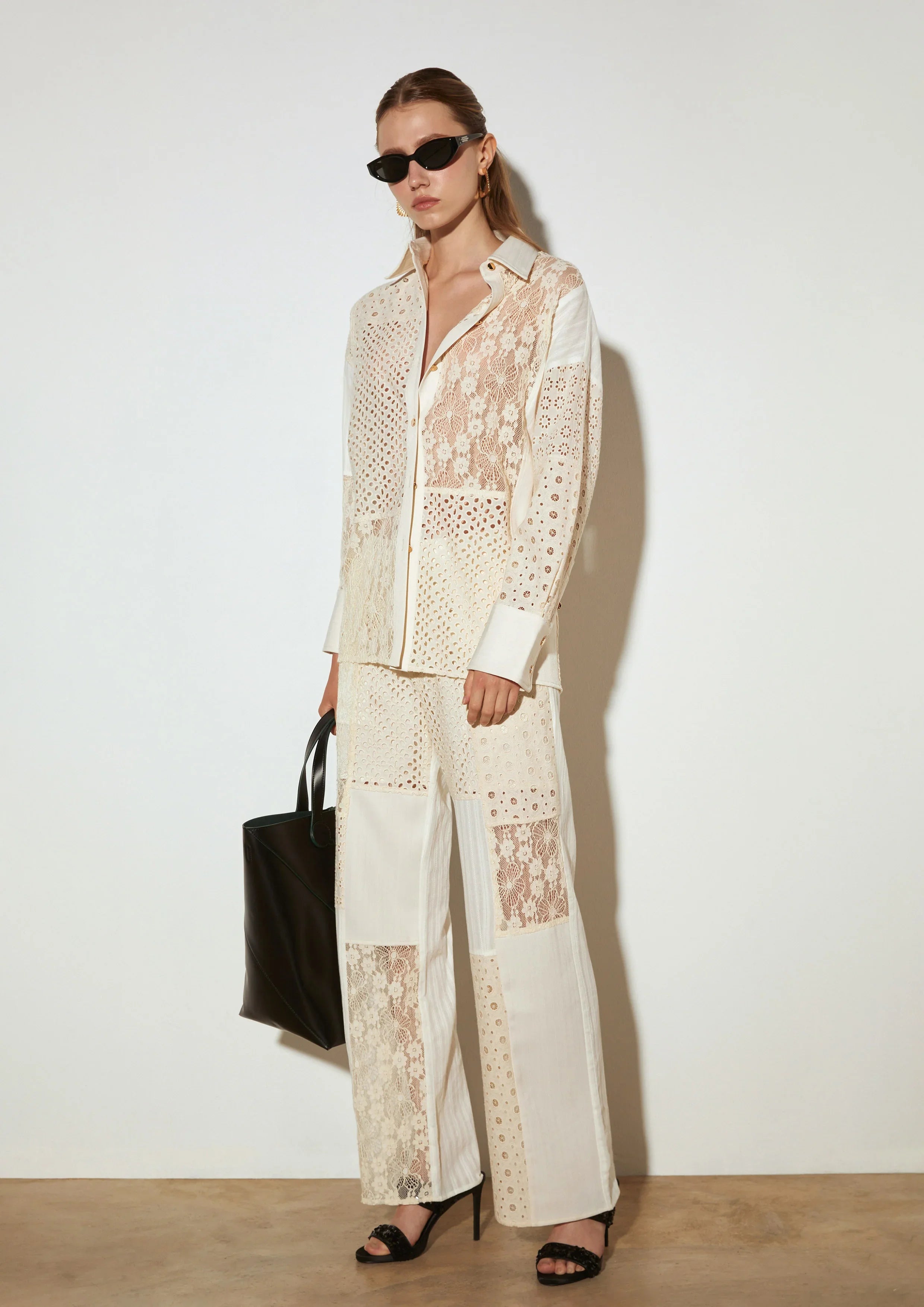 Patchwork Lace Shirt