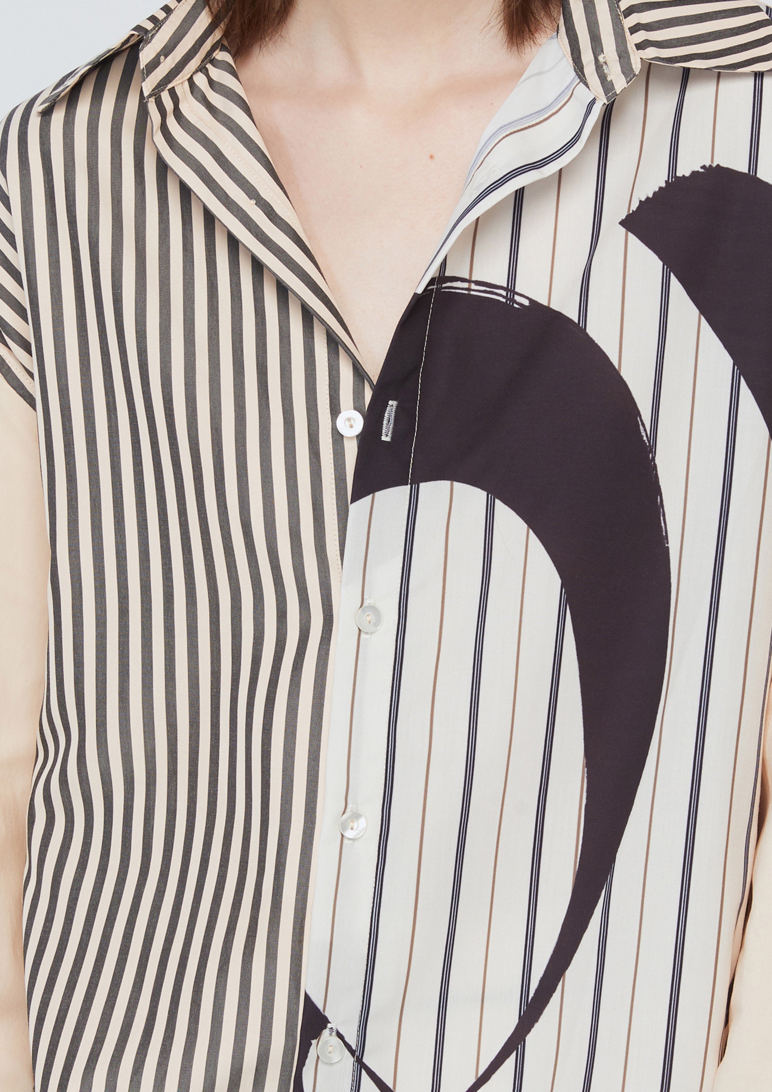 เสื้อเชิ้ตแขนยาวพิมพ์ลาย