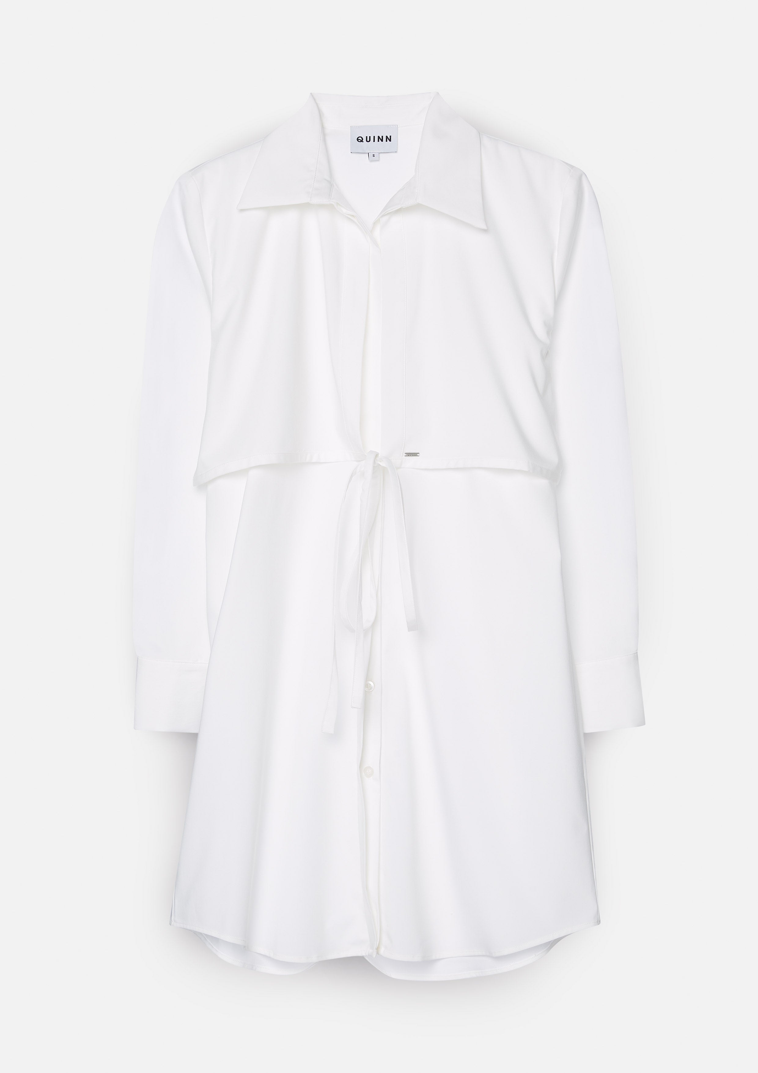 Front Bow Tie Mini Dress