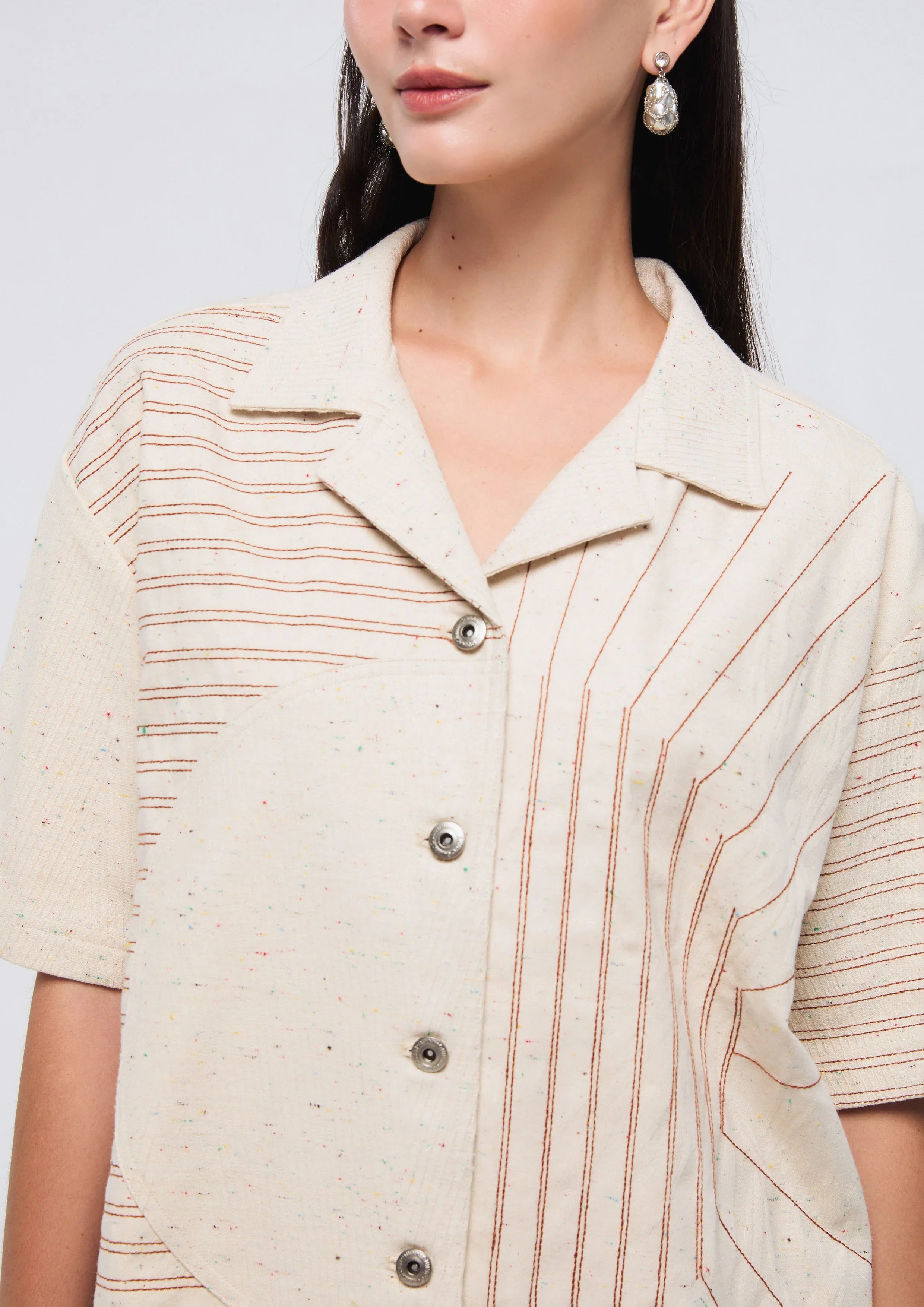 Graphic Line Short Sleeve Shirt