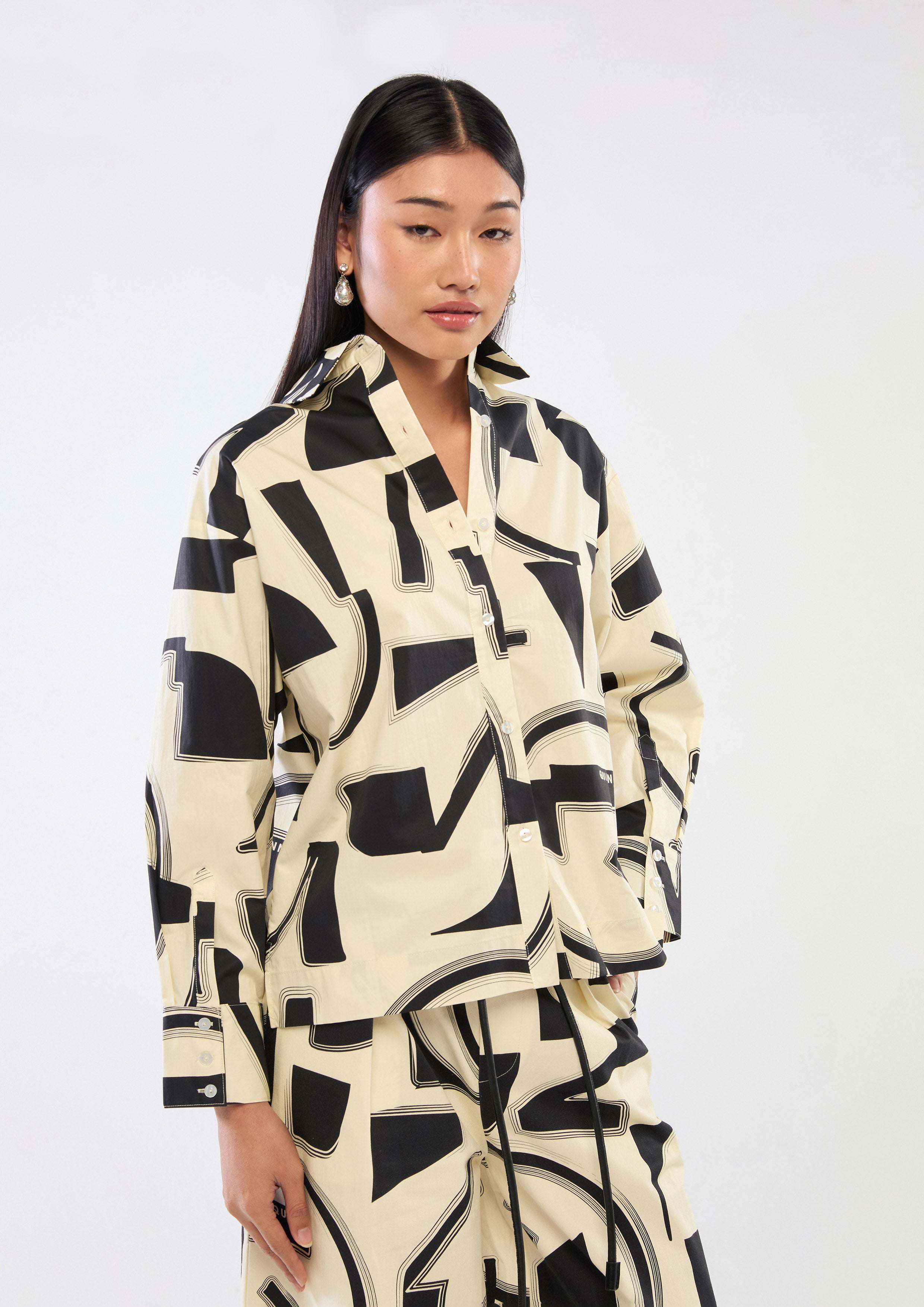 Print Long Sleeve Shirt