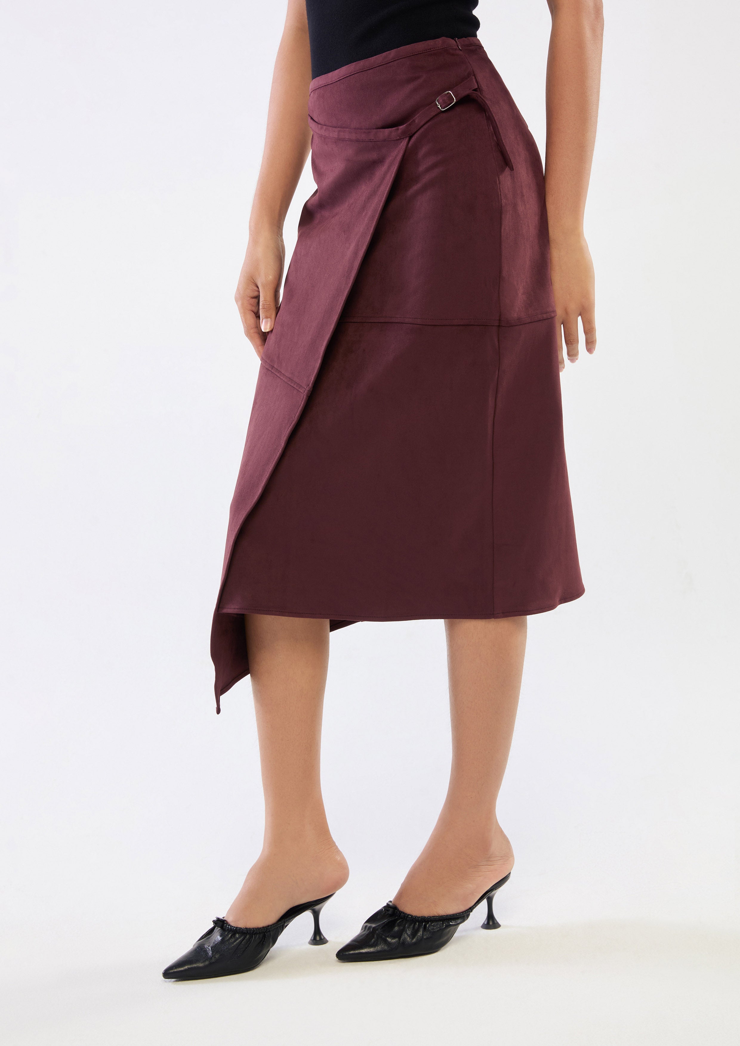 กระโปรงมิดิป้ายข้าง