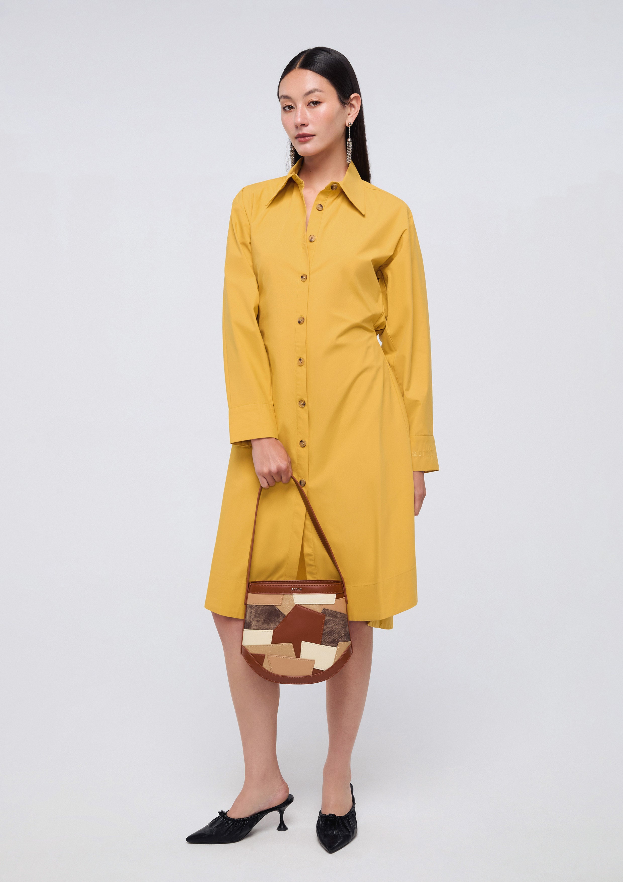 เดรสเชิ้ตแขนยาว