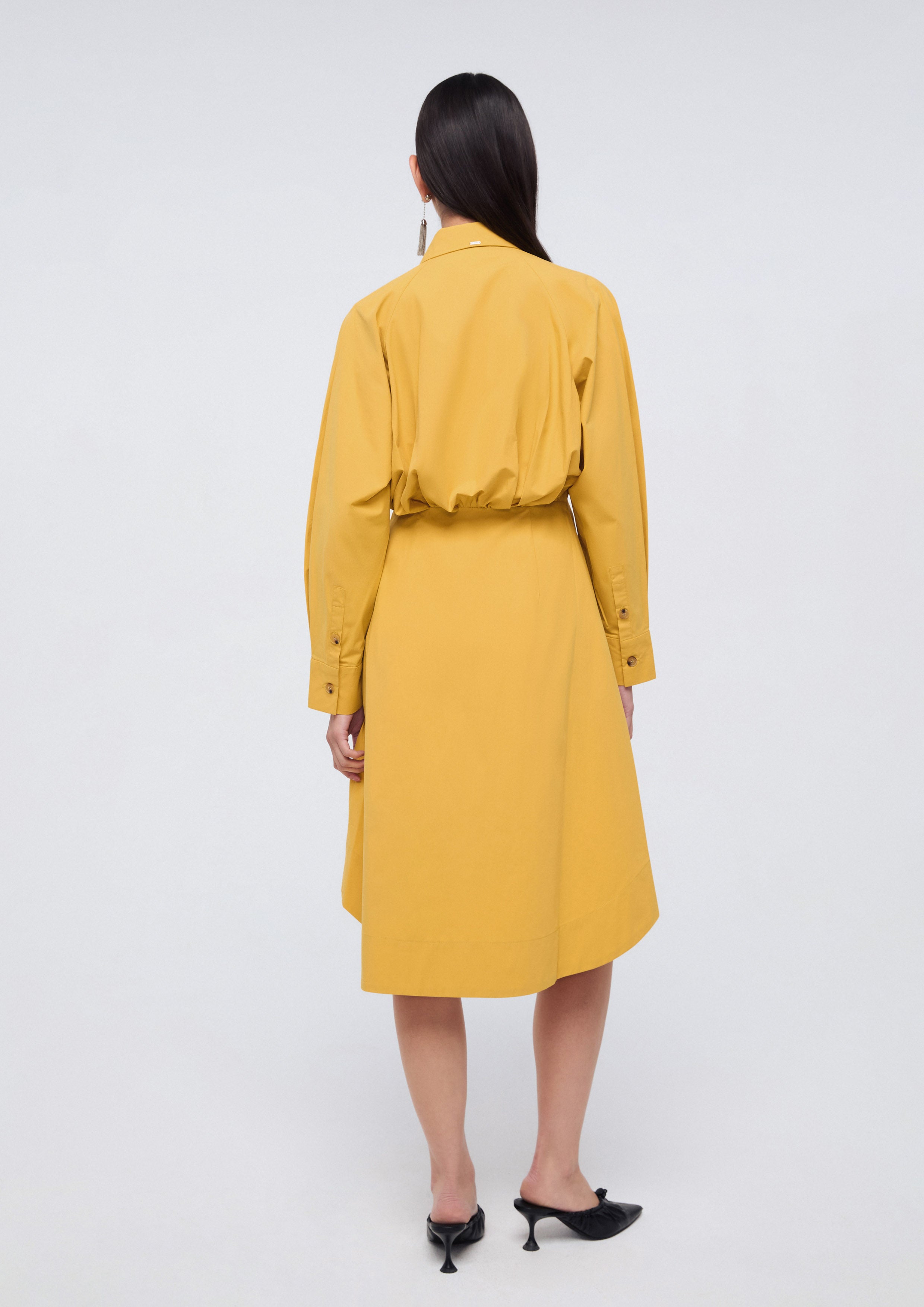 เดรสเชิ้ตแขนยาว