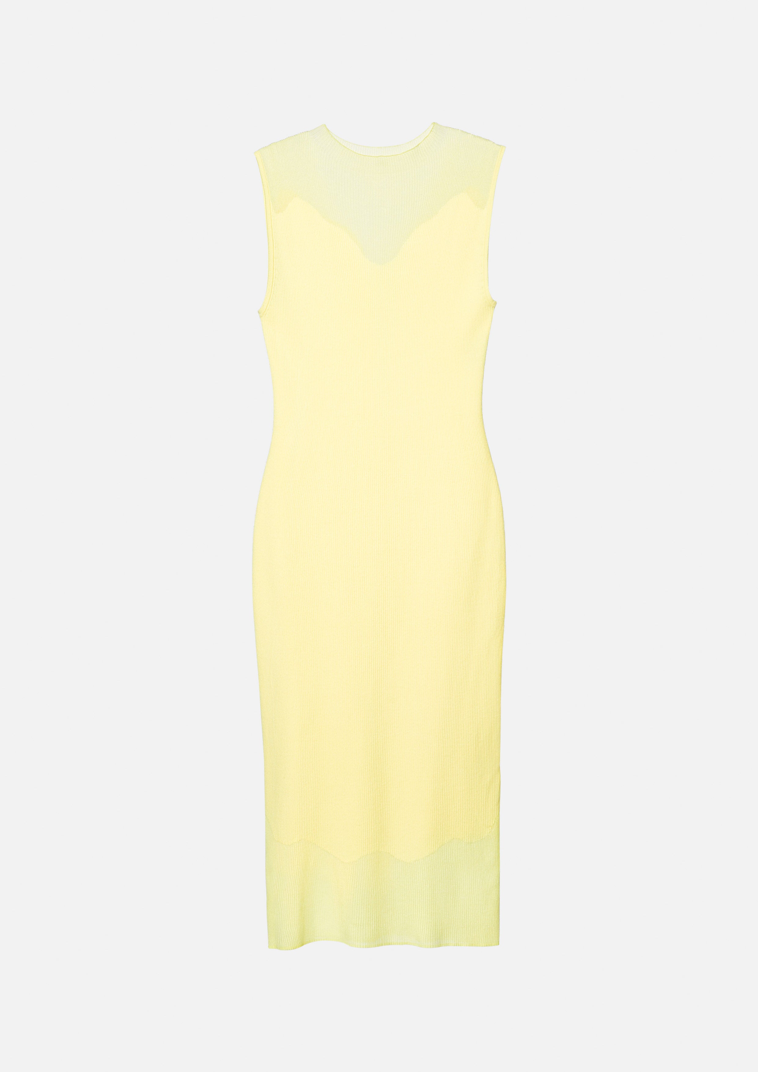 Sheer Layered Midi Dress