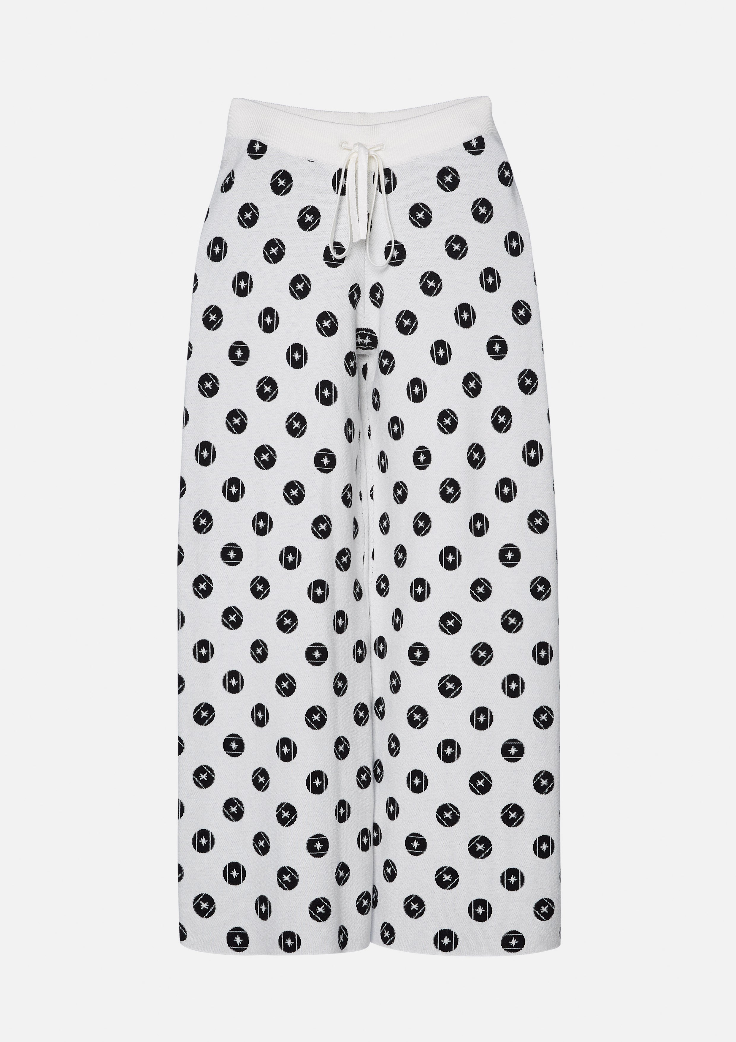 Knitted Waist Tie Pants