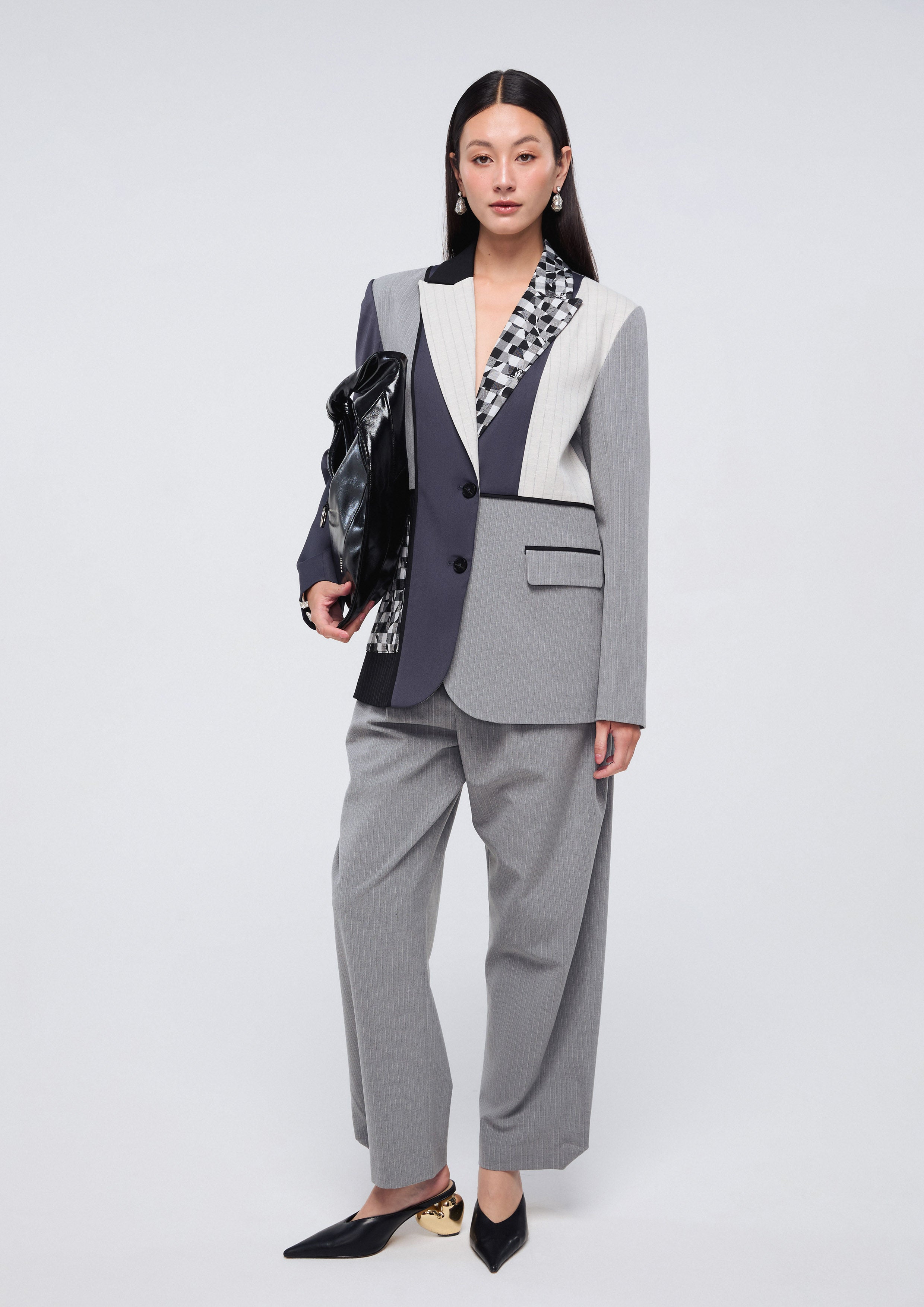 เบลเซอร์แพทช์เวิร์กแขนยาว