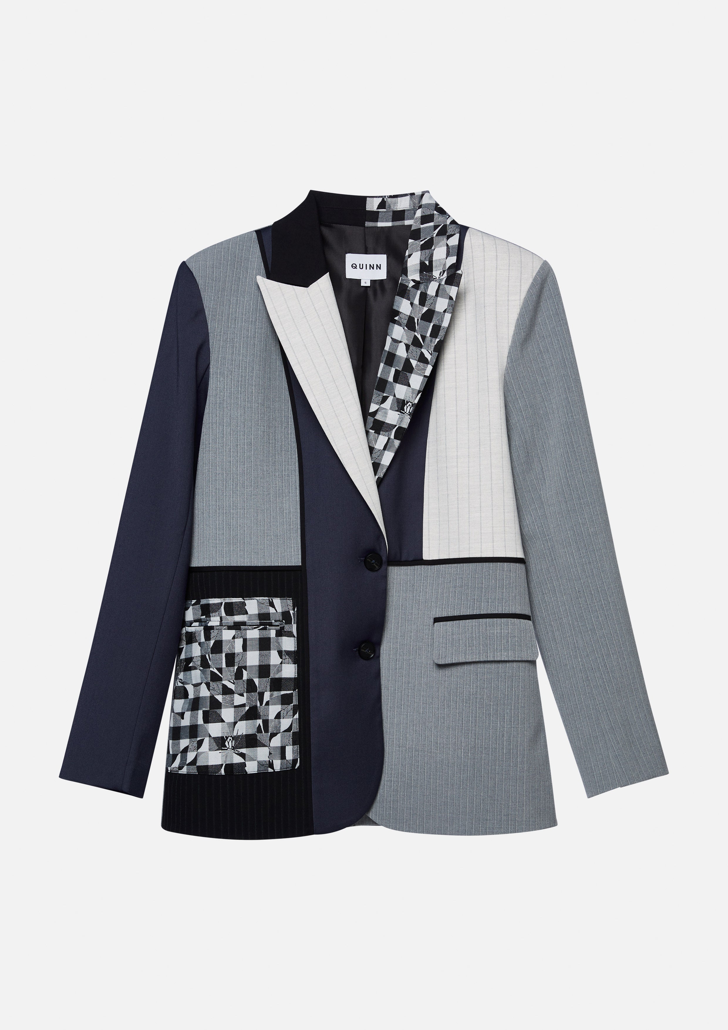 เบลเซอร์แพทช์เวิร์กแขนยาว