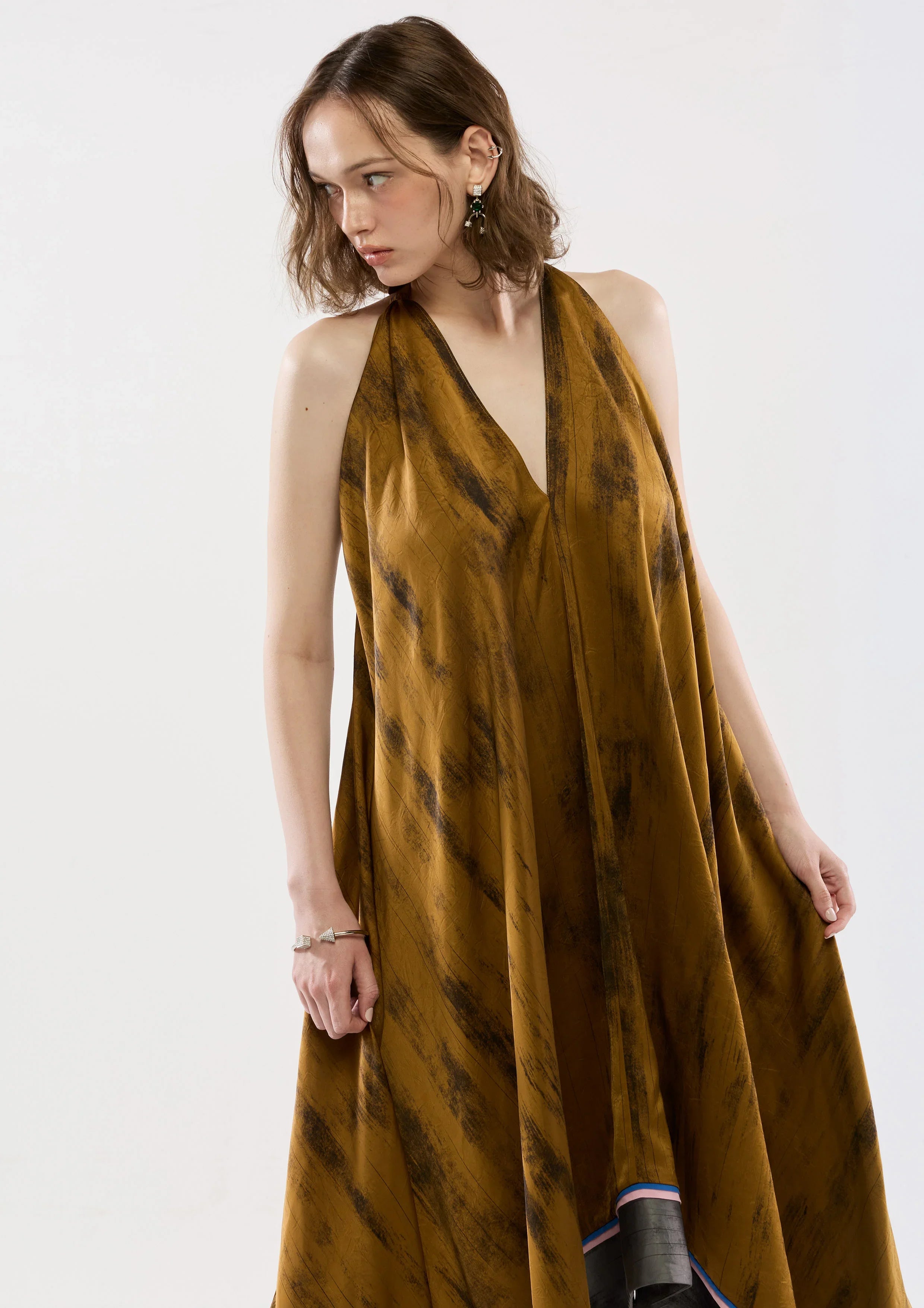 Halter Handkerchief Dress