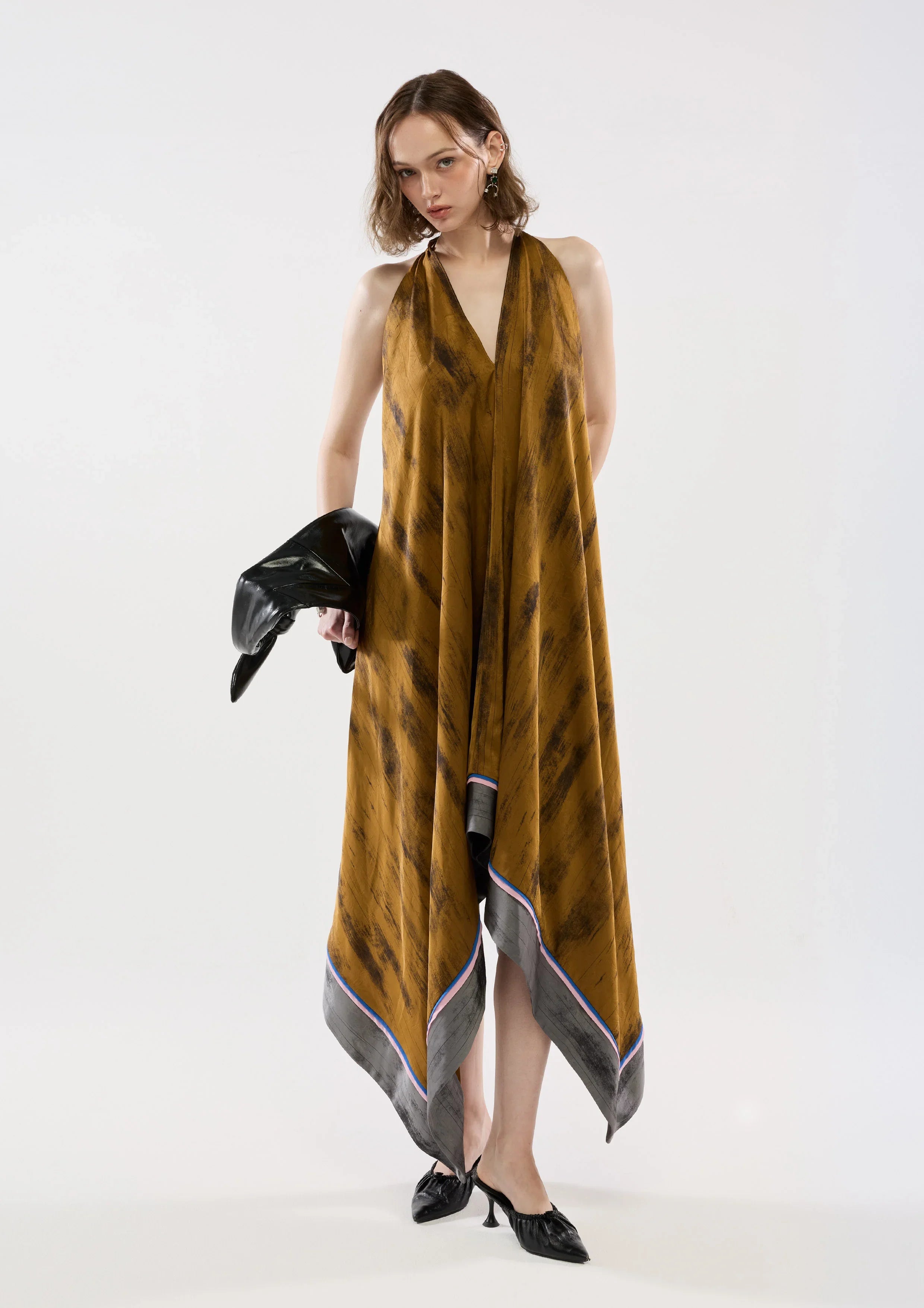 halter handkerchief dress Silk Halter Handkerchief Dress by Daniella Hunter