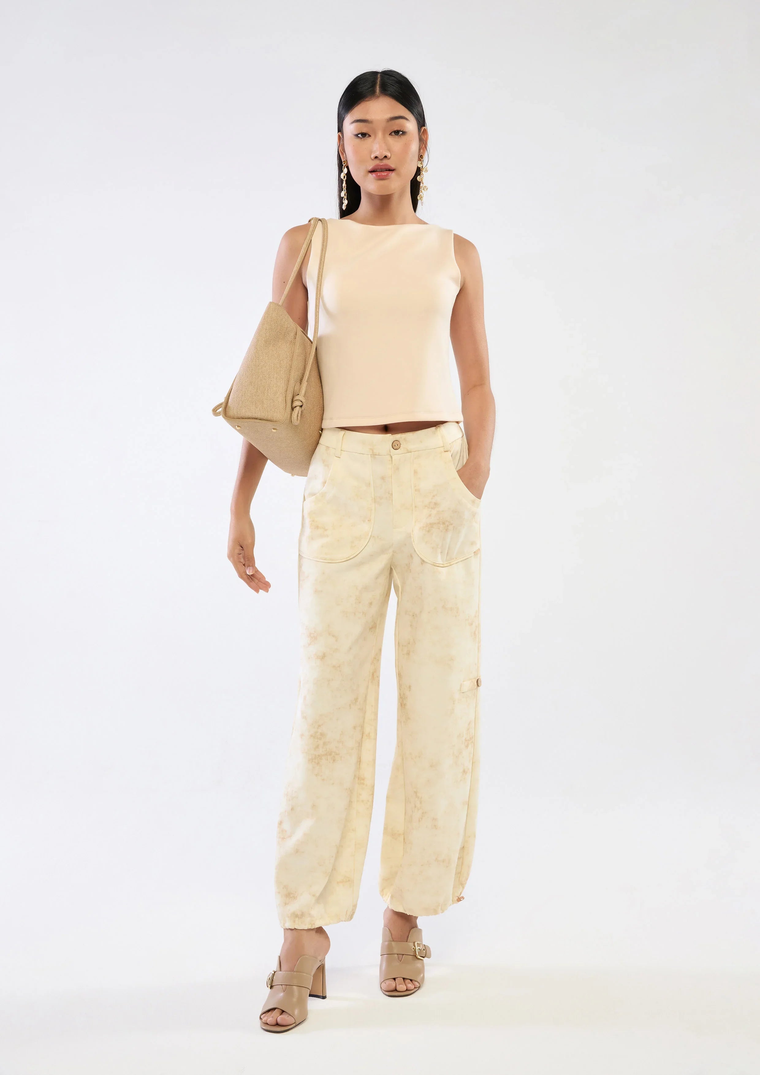 Print Relaxed Leg Pants