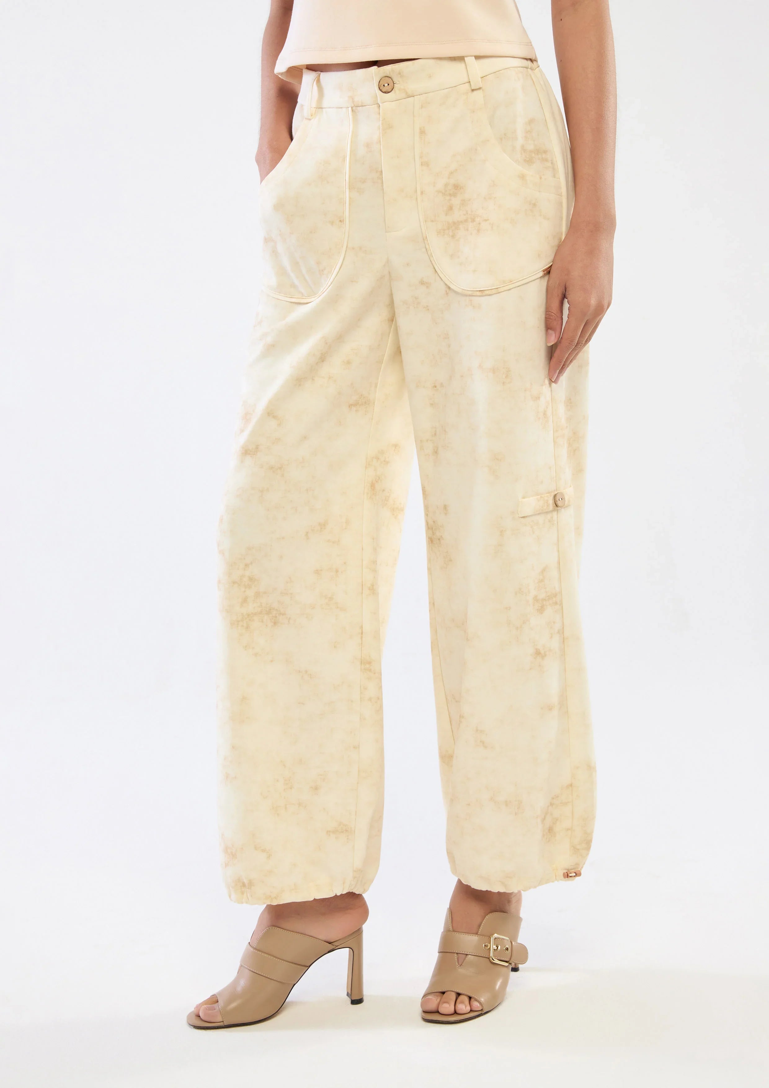 Print Relaxed Leg Pants