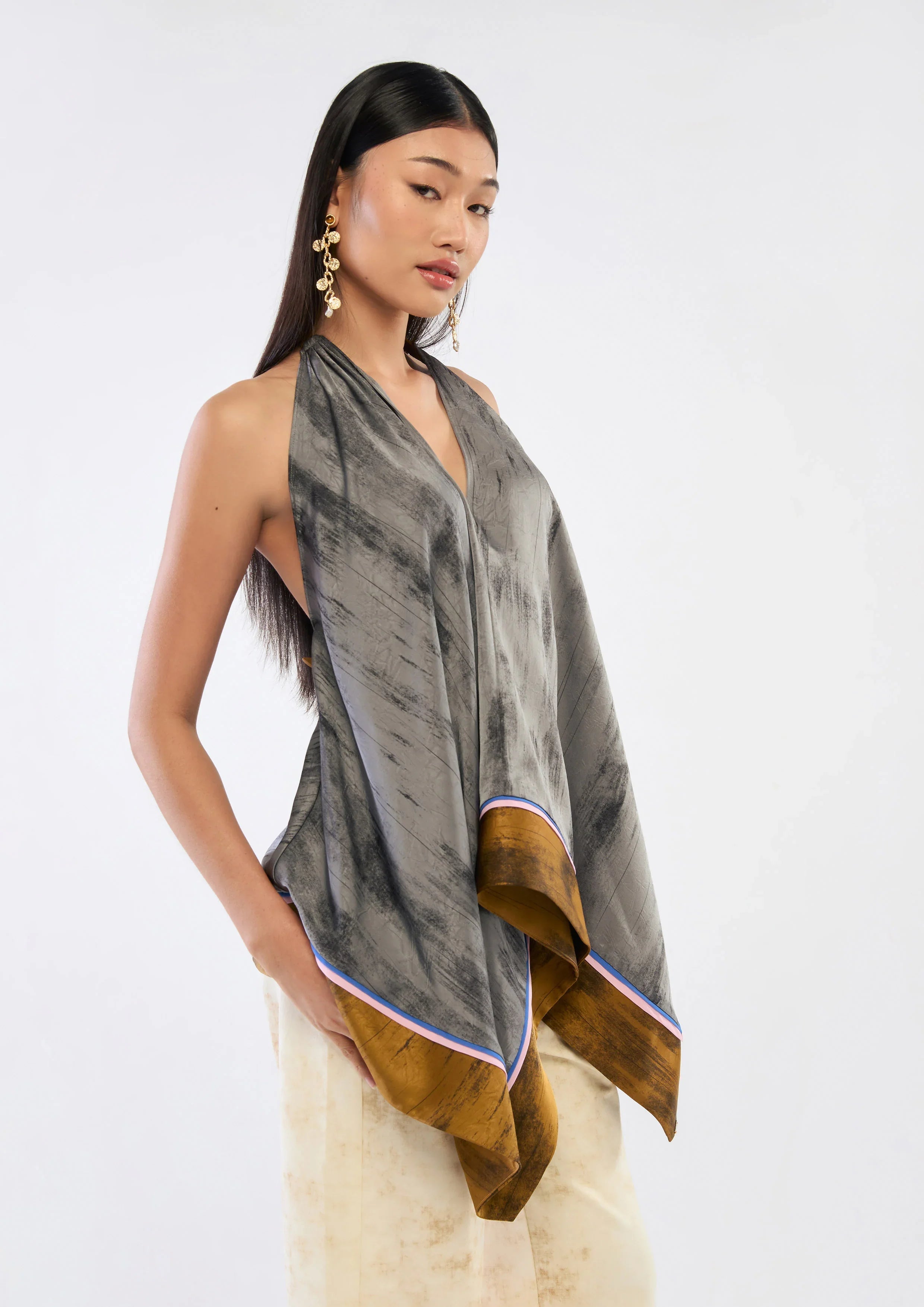 Halter Handkerchief Top