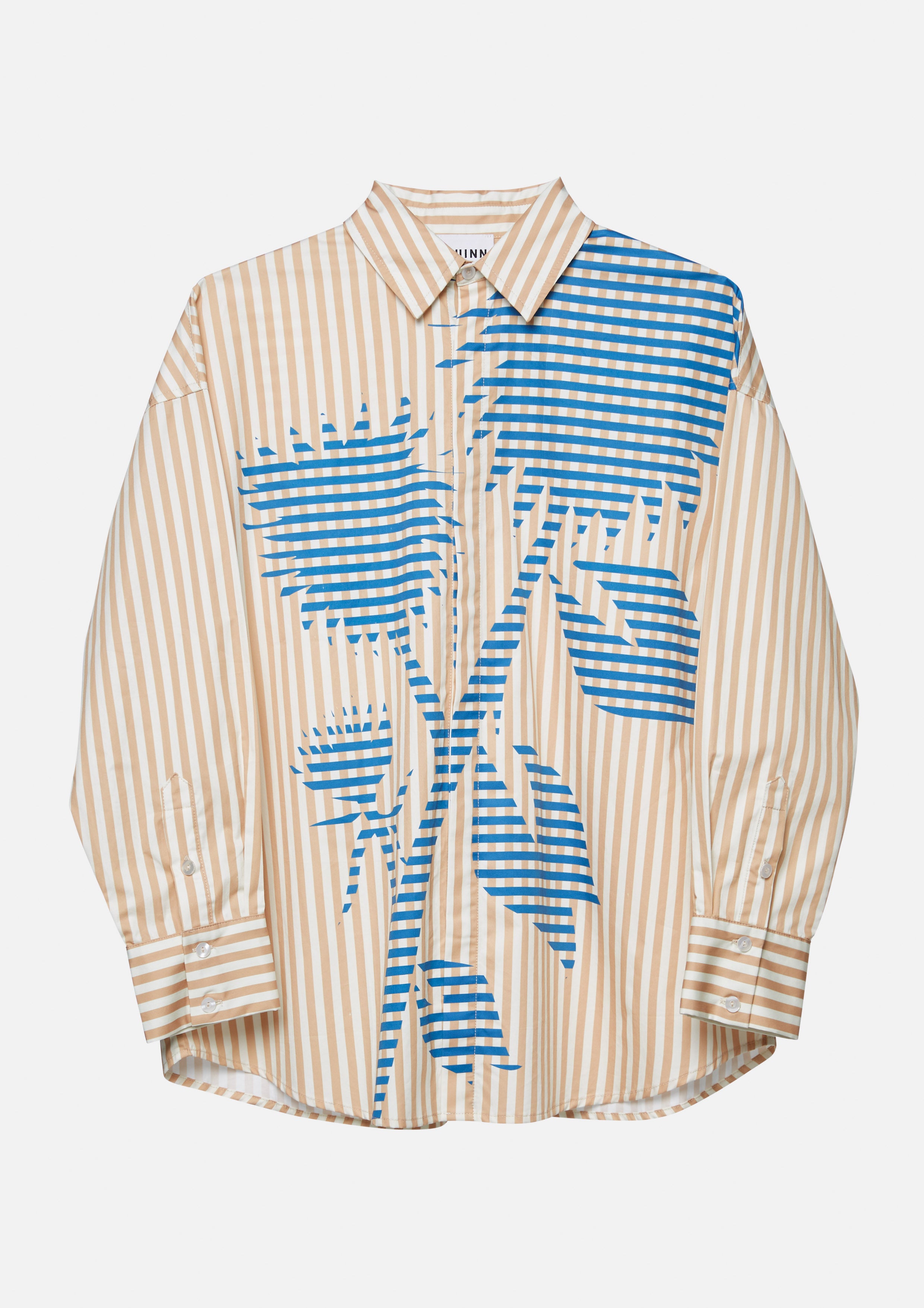 เสื้อเชิ้ตแขนยาวลายทาง