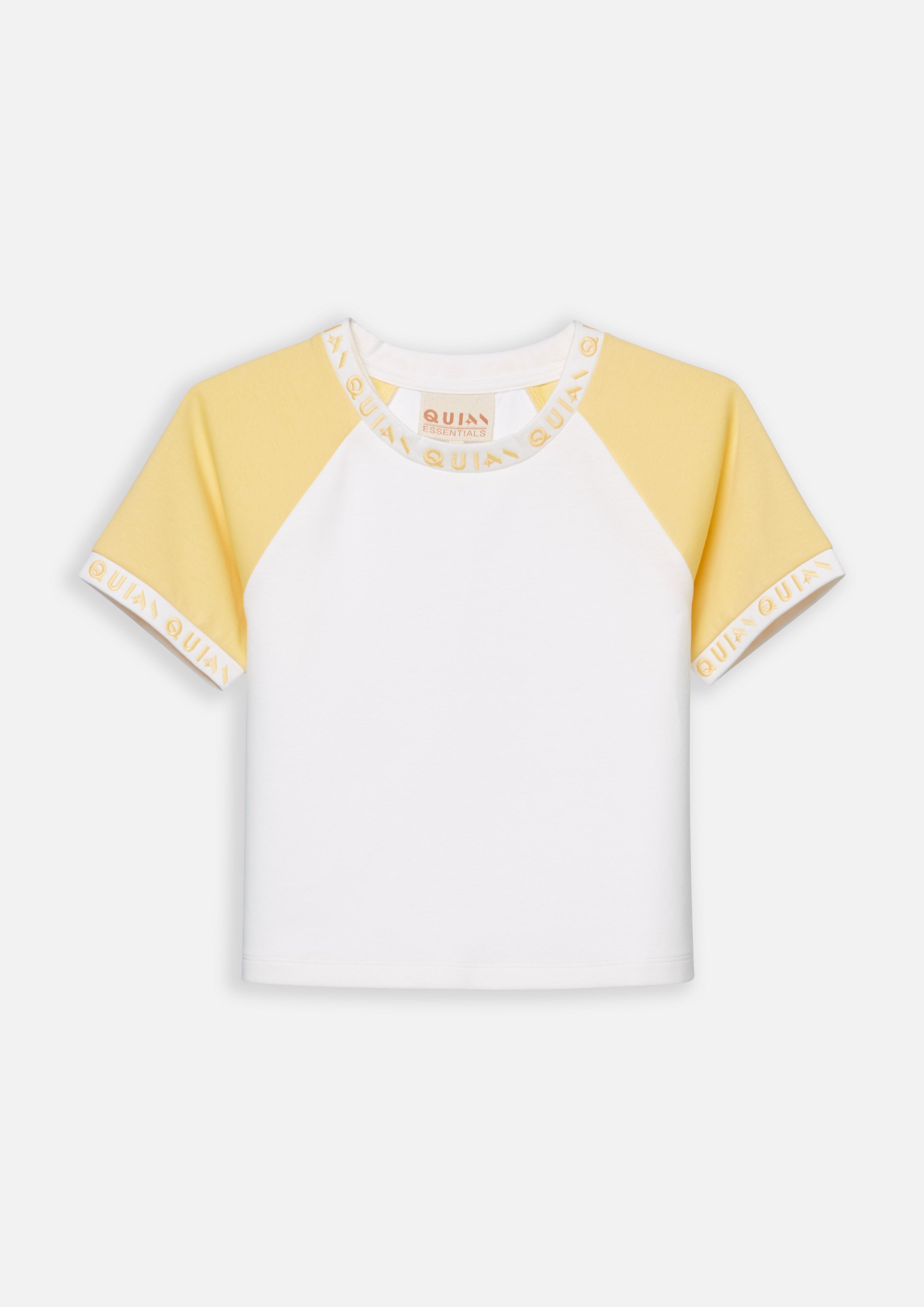 Logo Two Tone Crop T-Shirt